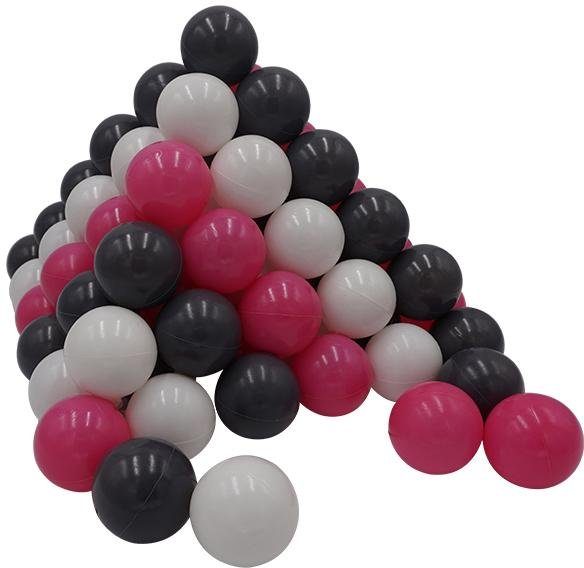 Knorrtoys® Ballen voor ballenbak 100 stuks, creme/grey/rose (100)