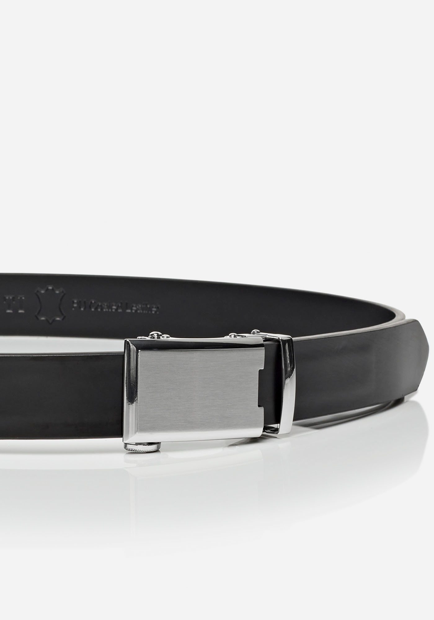 MONTI Leren riem 3,5 cm breed, klassiek-business, automatische sluiting