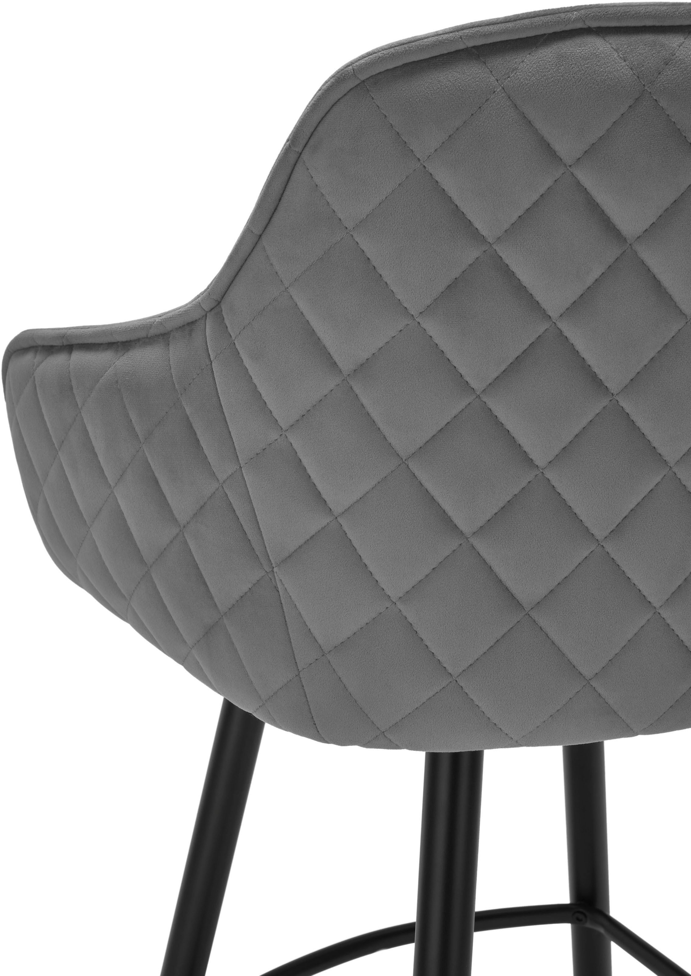 Stolkom Barkruk EMMA Comfort zithoogte 73 cm, 180° draaibaar auto return functie (set, 2 stuks)