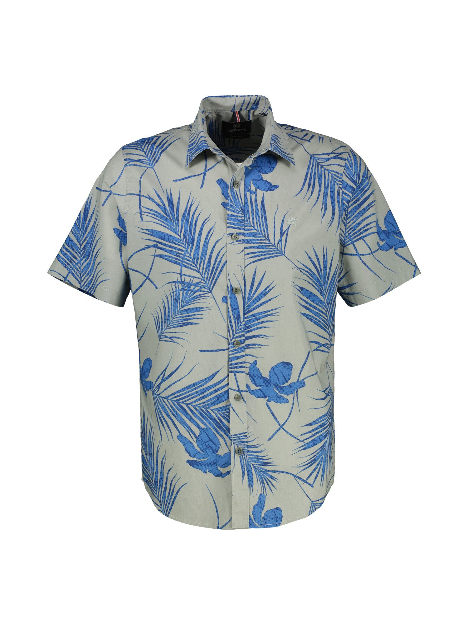 Lerros Overhemd met korte mouwen LERROS kortarmig heren overhemd, Hawaiian-stijl