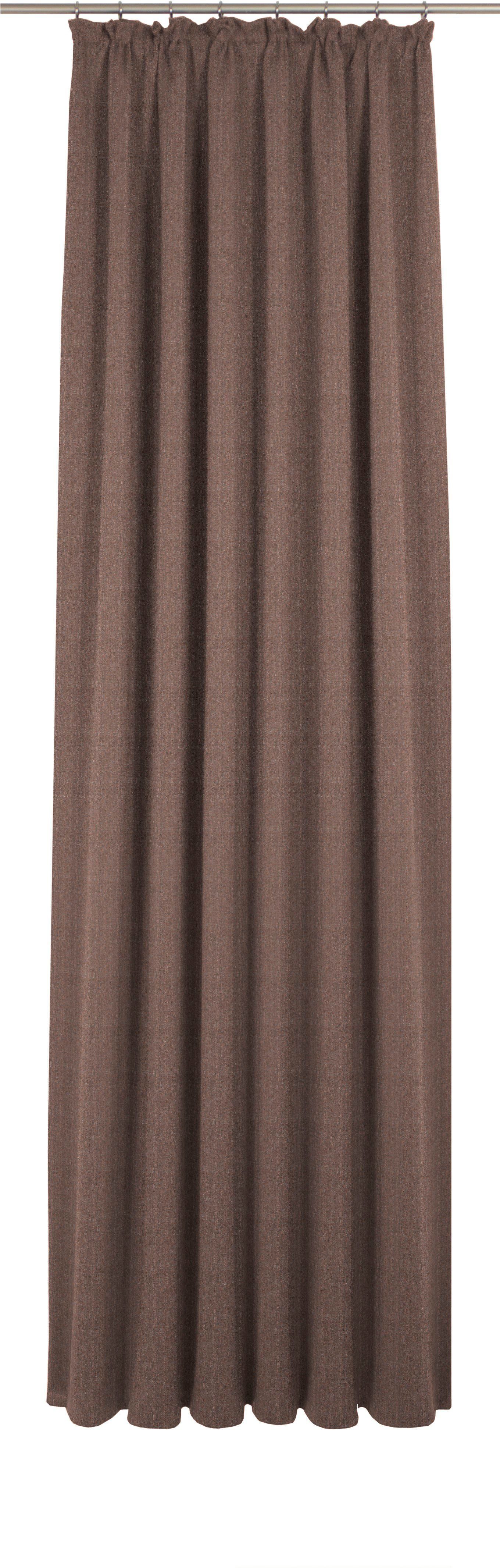 Wirth Gordijn Torbole (1 stuk) kant & klaar gordijnen maat 132 cm x 305 cm bruin