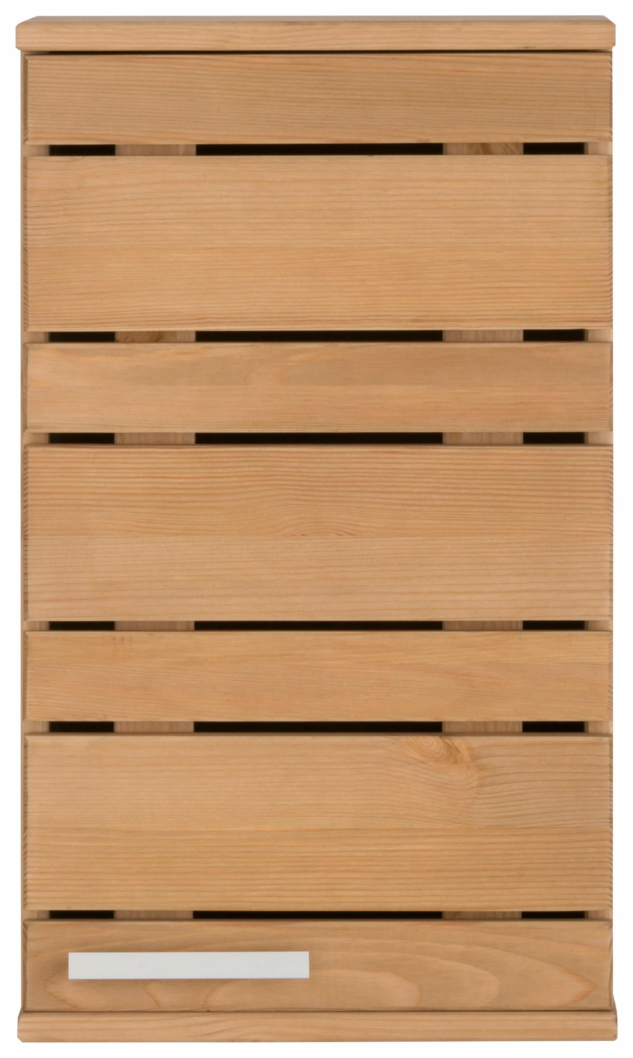 Home affaire Hangend kastje Josie Breedte 30 cm, van massief hout, verstelbare plank, metalen greep