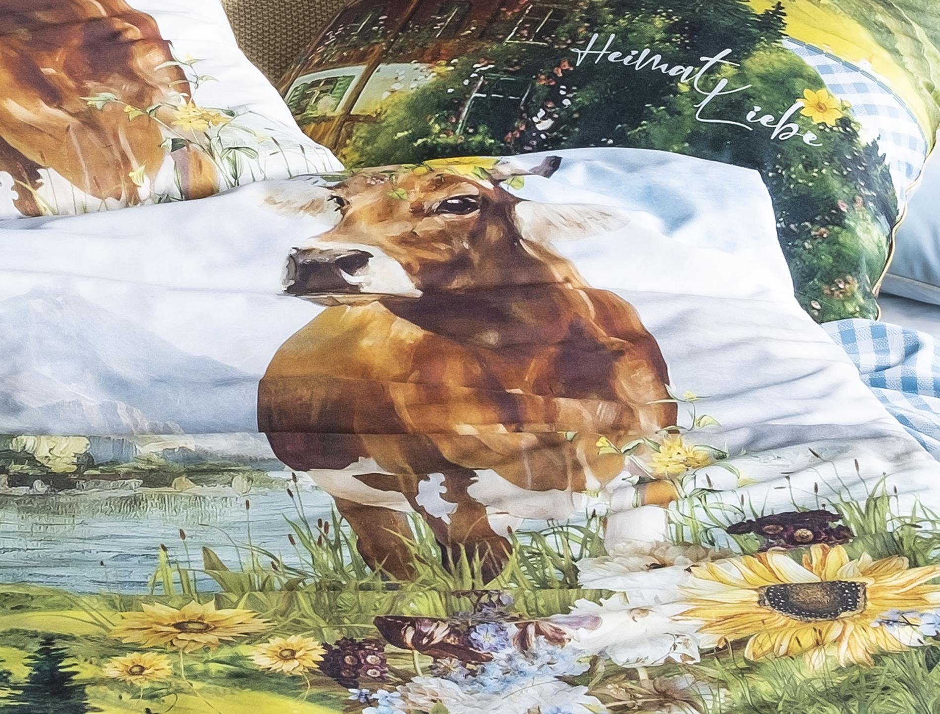 Irisette Tweezijdig te gebruiken overtrekset Magic-K 8862 elegante digitale print (2-delig)