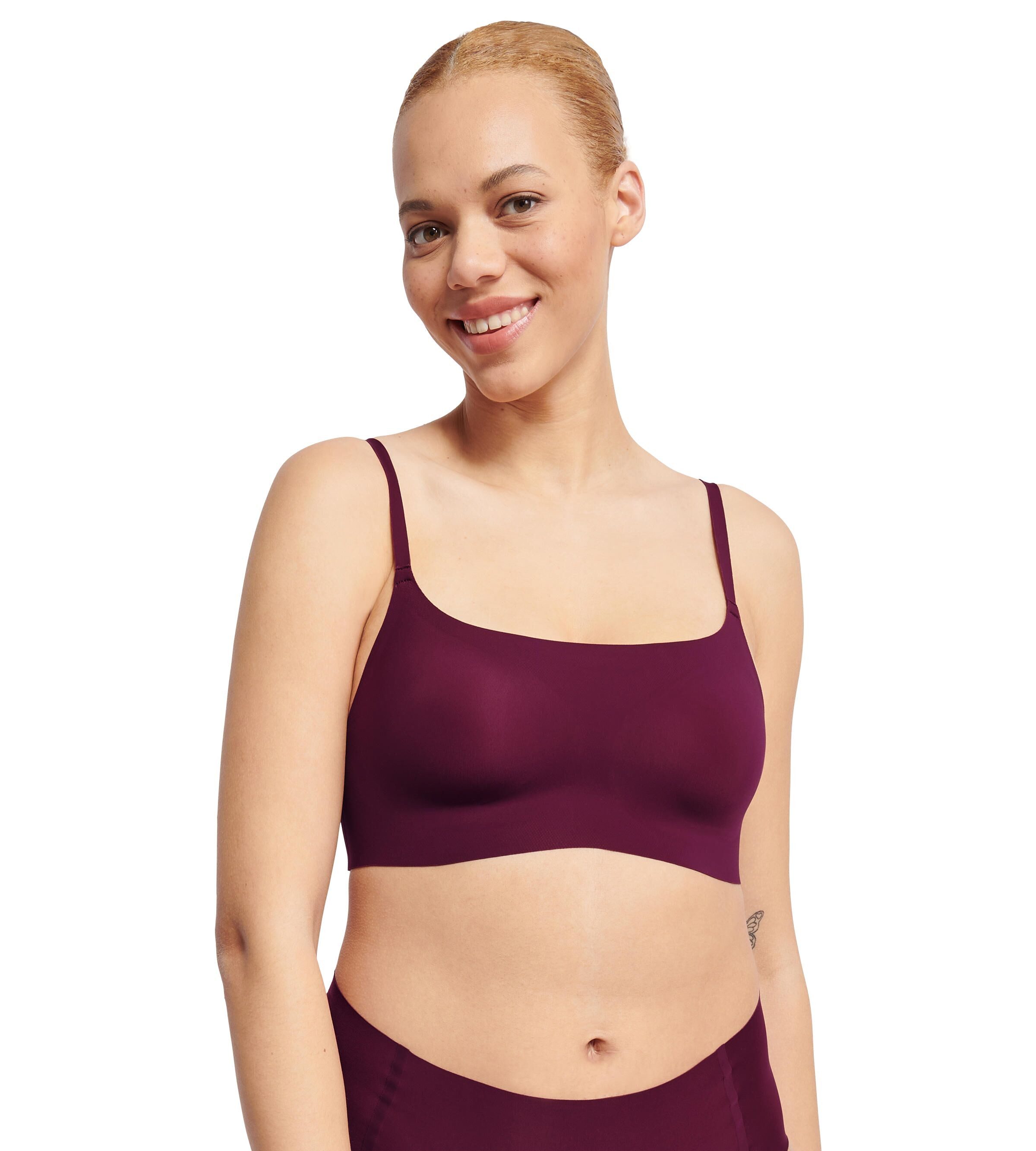 Sloggi Beugelloze-bh NEU: ZERO Feel 2.0 Ultra Bra dames bh's zonder beugel maat L rood