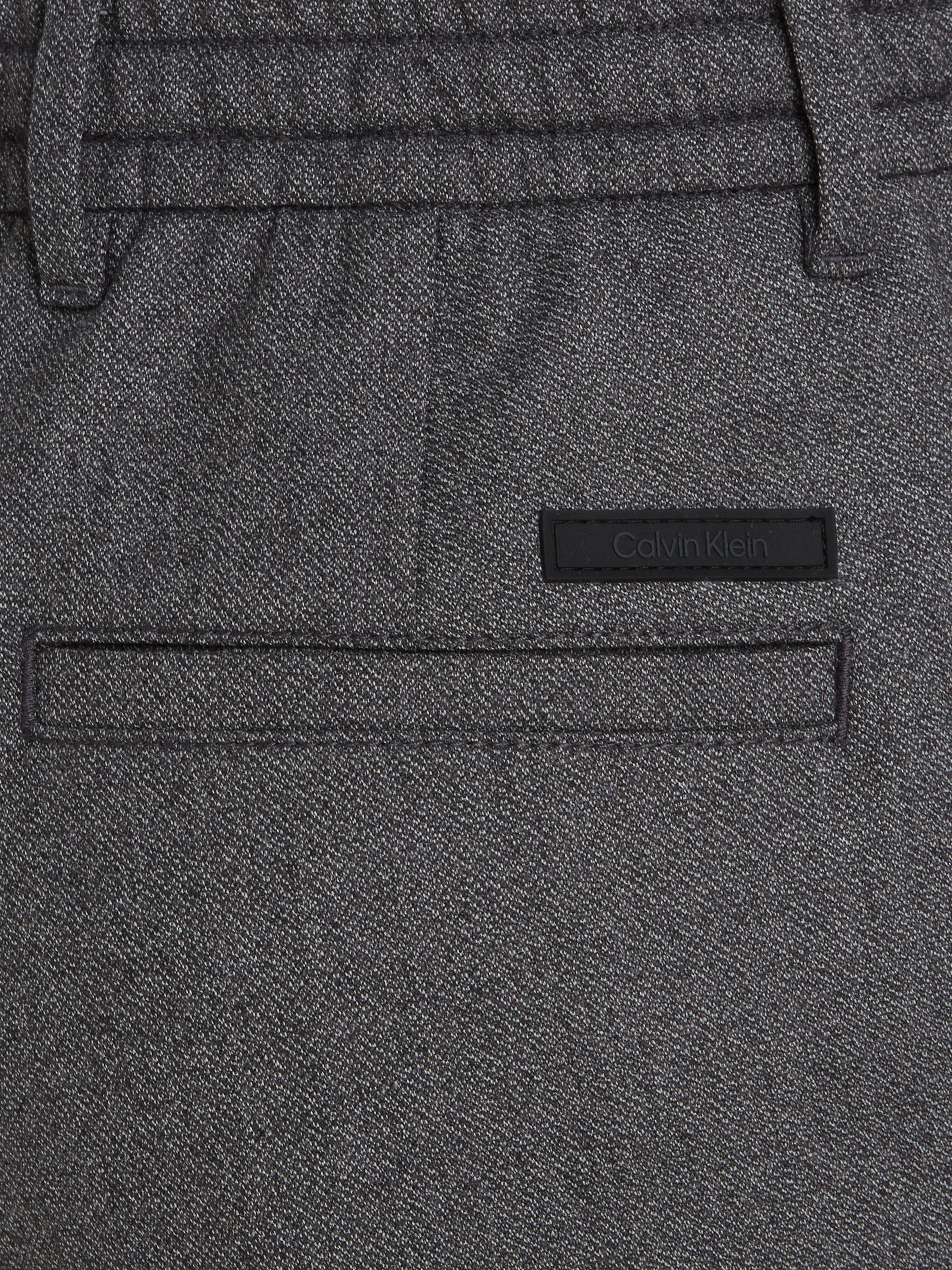 Calvin Klein Relaxbroek WOOL-BLEND-STRETCH S&P JOGGER