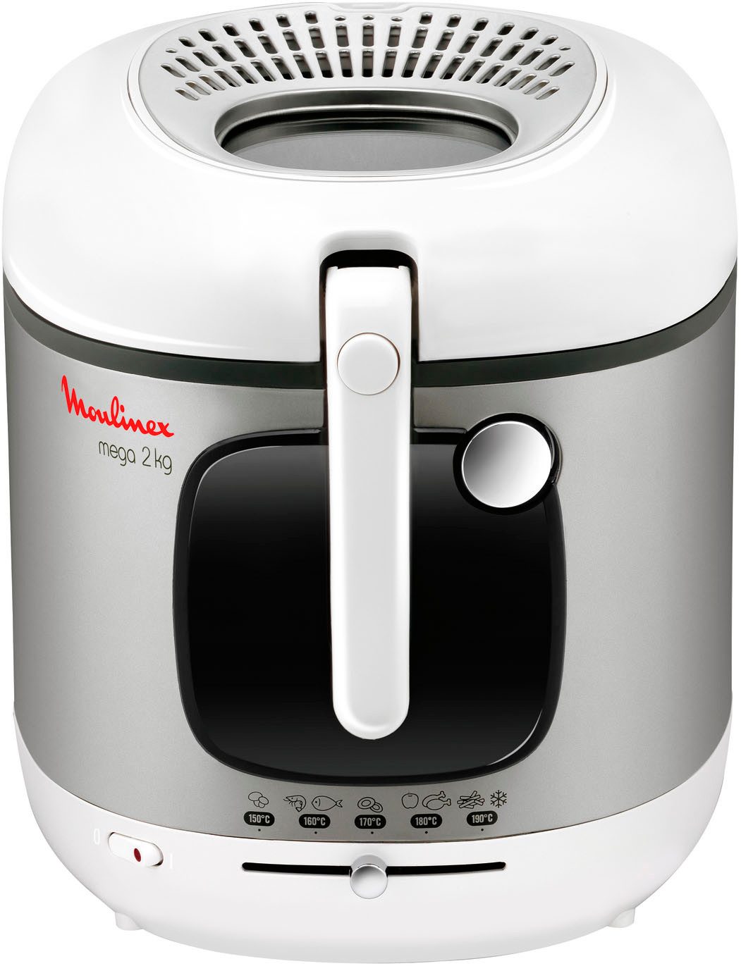 Moulinex Friteuse Mega Capaciteit 2 kg, voor 8 personen, anti-geurfilter, AM4800