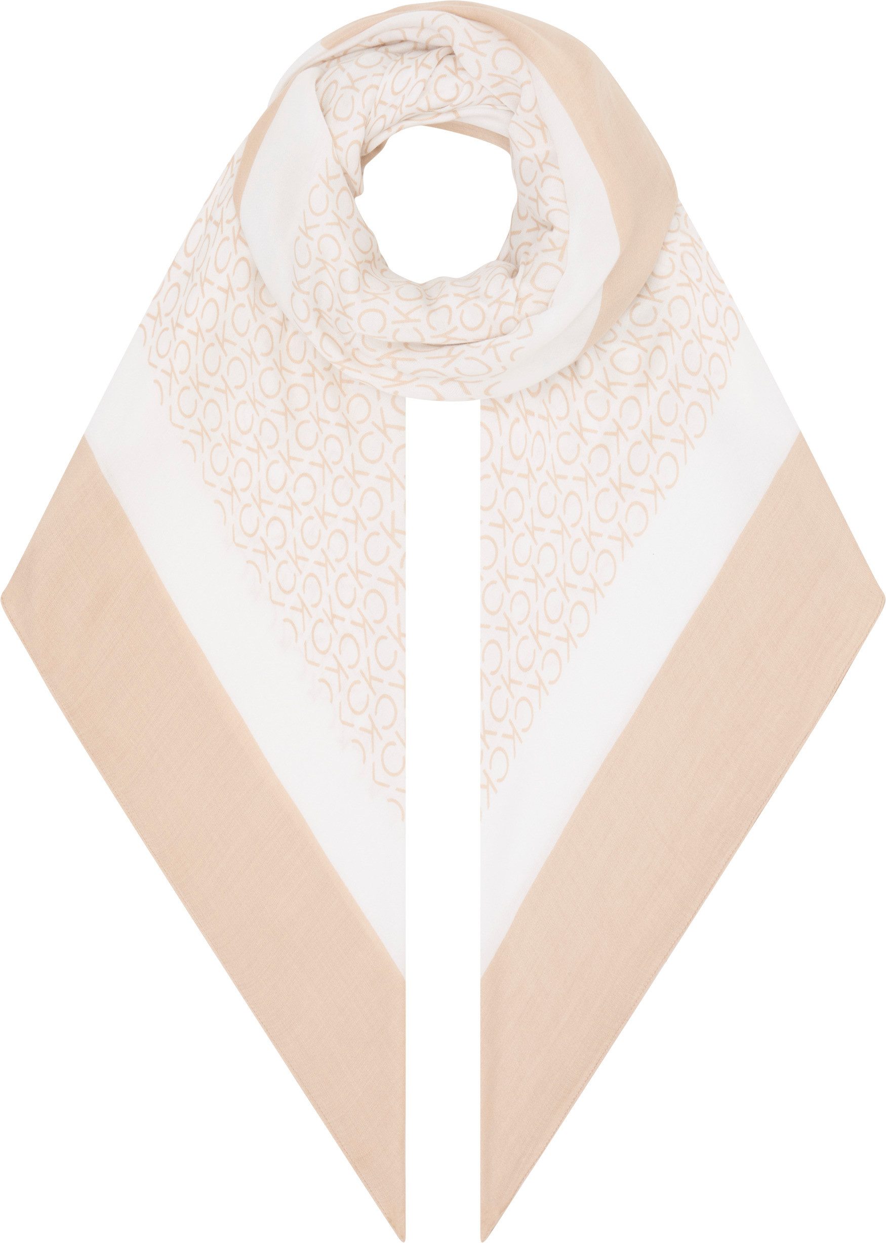 Calvin Klein Sjaal GEO MINIMAL SCARF 130X130