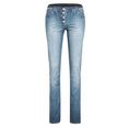 maier sports functionele broek sivi jeans-look, softshell, winddicht, aansluitend blauw