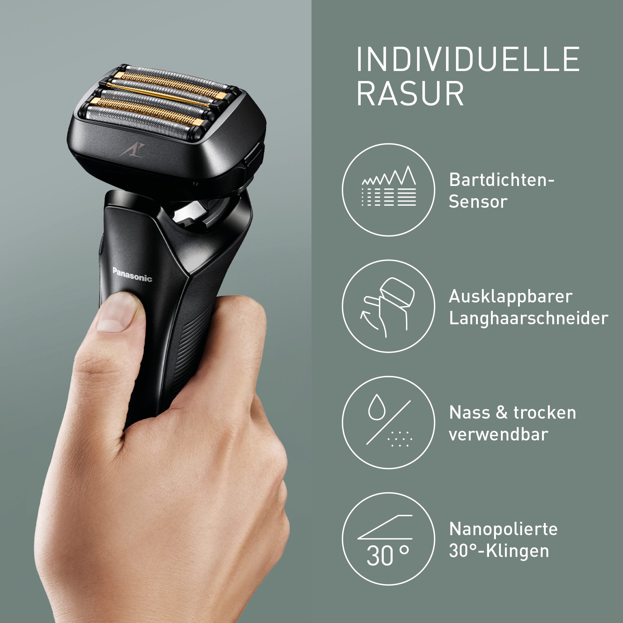 Panasonic Elektrisch scheerapparaat Series 900+ Premium scheerapparaat ES-LS9A