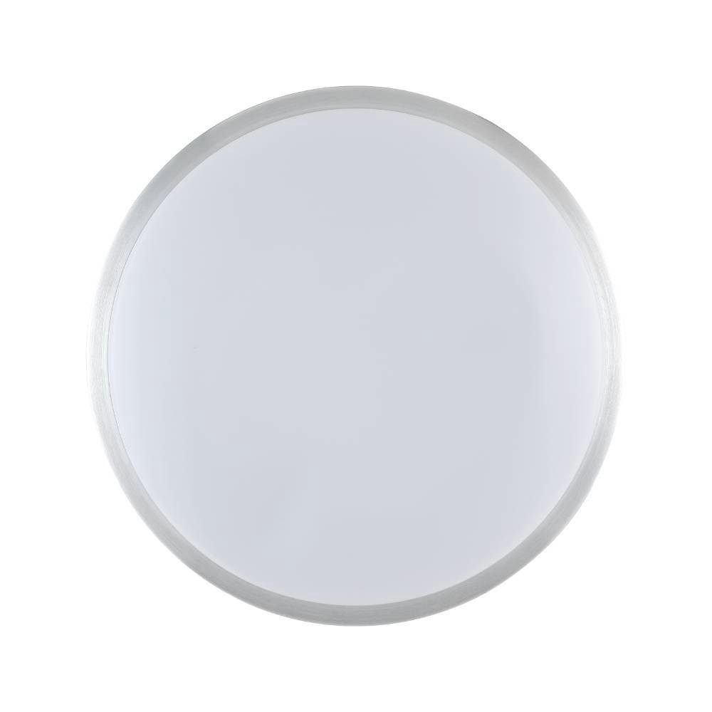 EGLO Led-plafondlamp COMPETA 1 plafondlamp, wit, nikkel-mat, rond, woonkamerlamp (1 stuk)