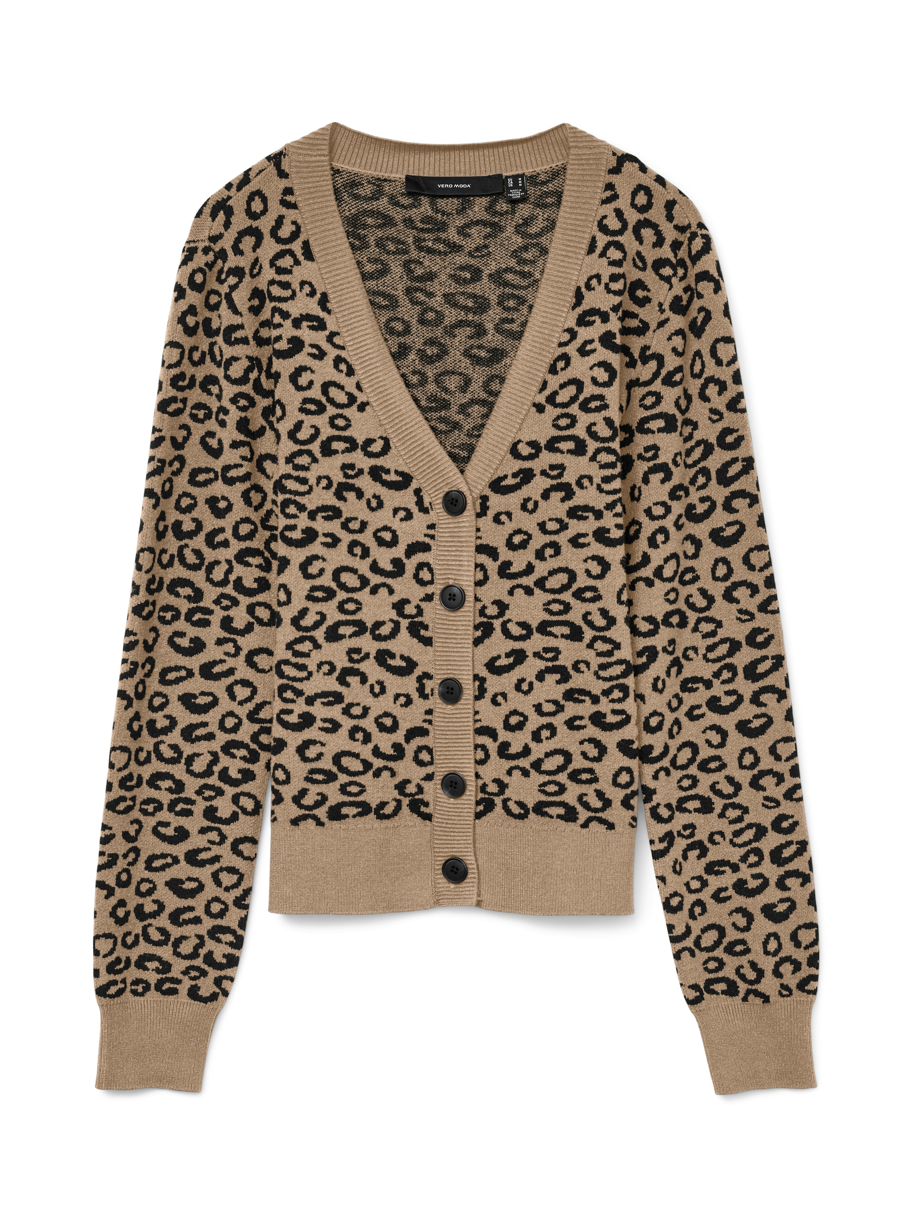 Vero Moda Vest VMNANCY LS V-NECK CARDIGAN BOO