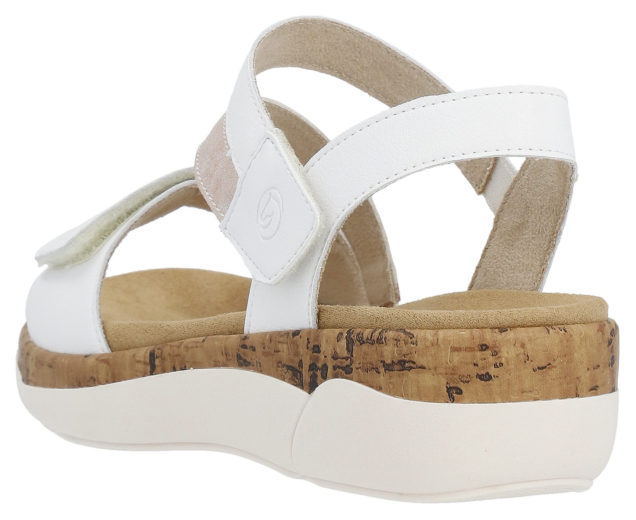 Remonte Sleehaksandaaltjes , zomer schoen, klittenbandschoen, riemchensandaal met zachte binnenzool