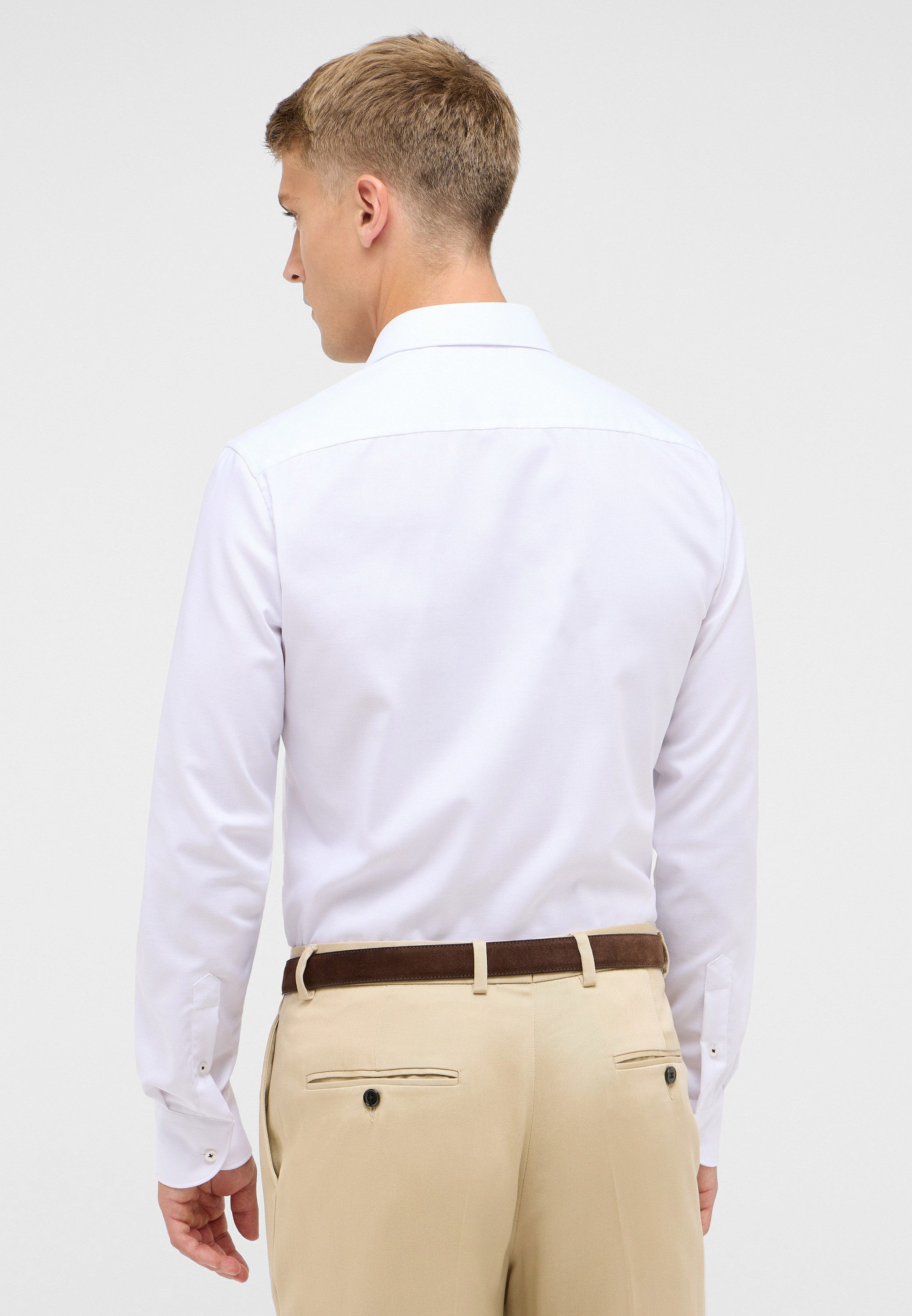 Eterna Overhemd met lange mouwen Slim fit NON IRON (strijkvrij)
