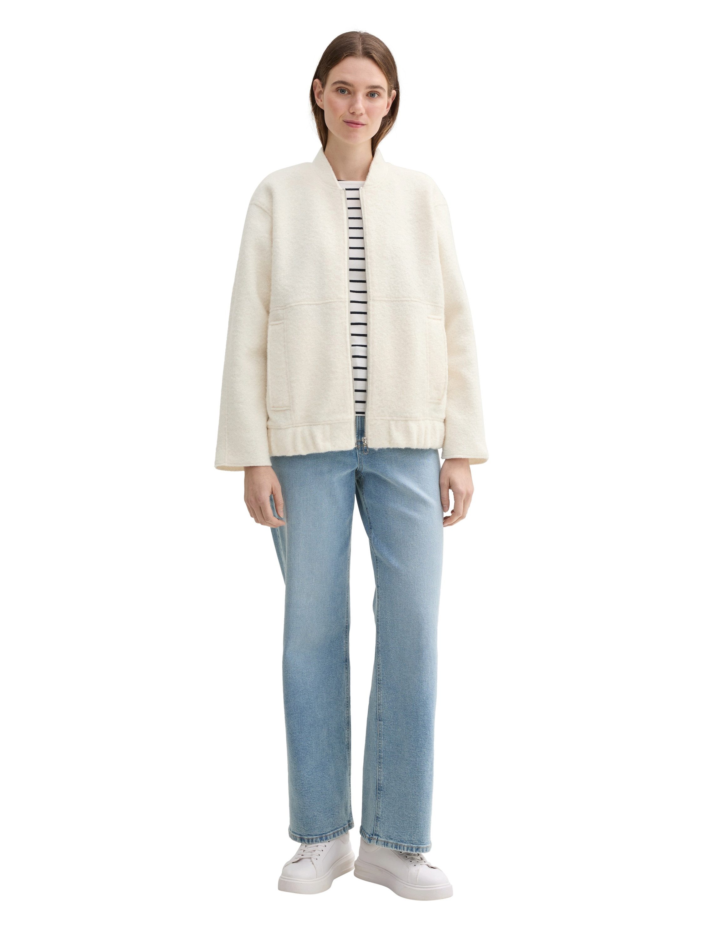 Tom Tailor Denim Jasje met boucléstructuur