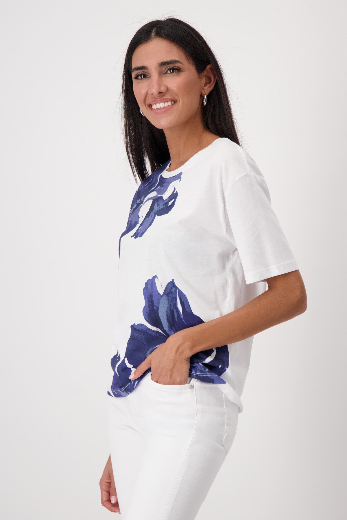 Monari Shirt met ronde hals Met een ronde hals