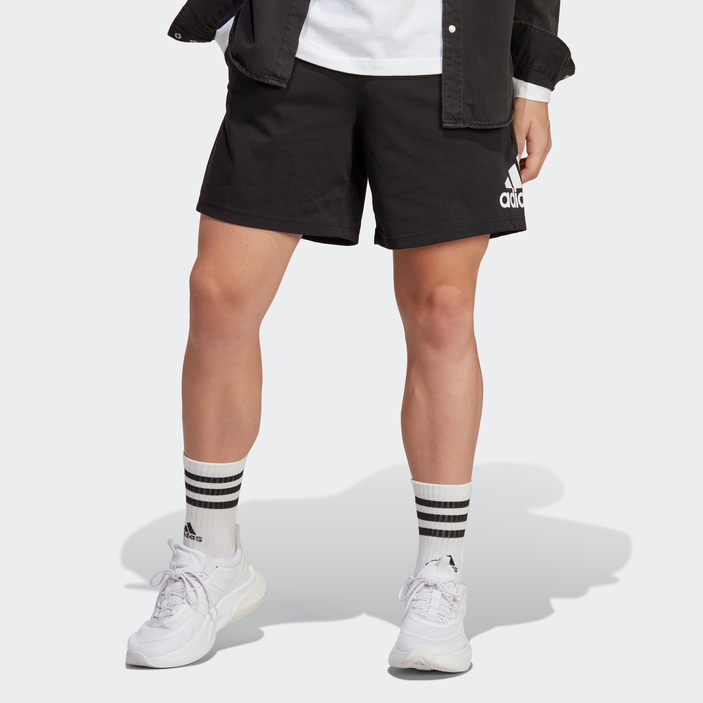 adidas Sportswear Short ESSENTIALS LOGO (1-delig) heren bermuda broeken maat 4XL zwart