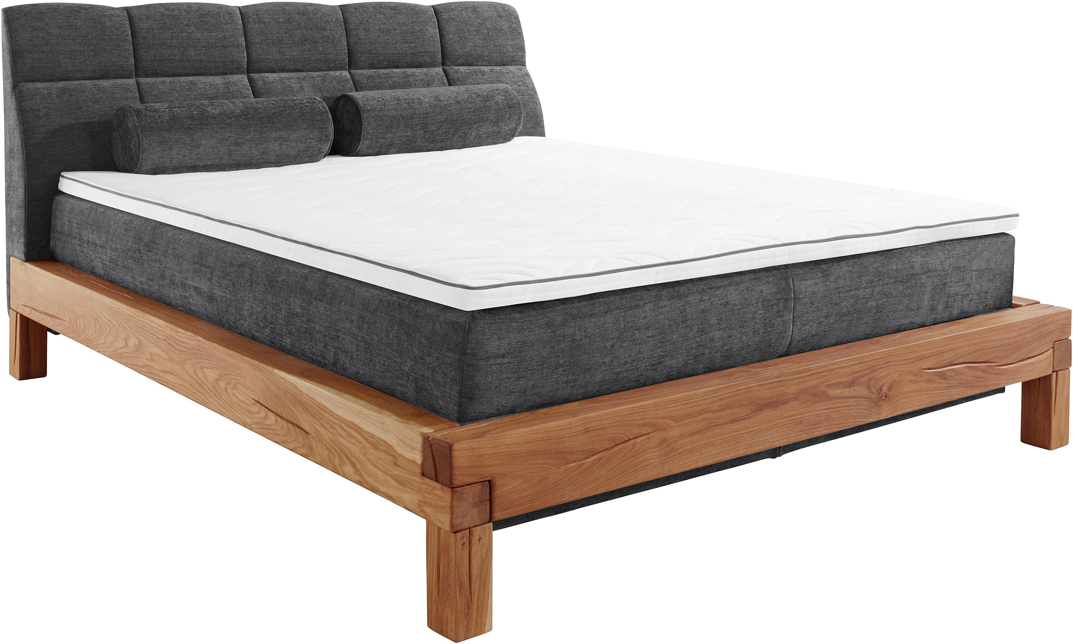 Home affaire Boxspring Villads Ligoppervlak: 180x200 cm, inside-boxspringonderbouw, gerecyclede stoffen