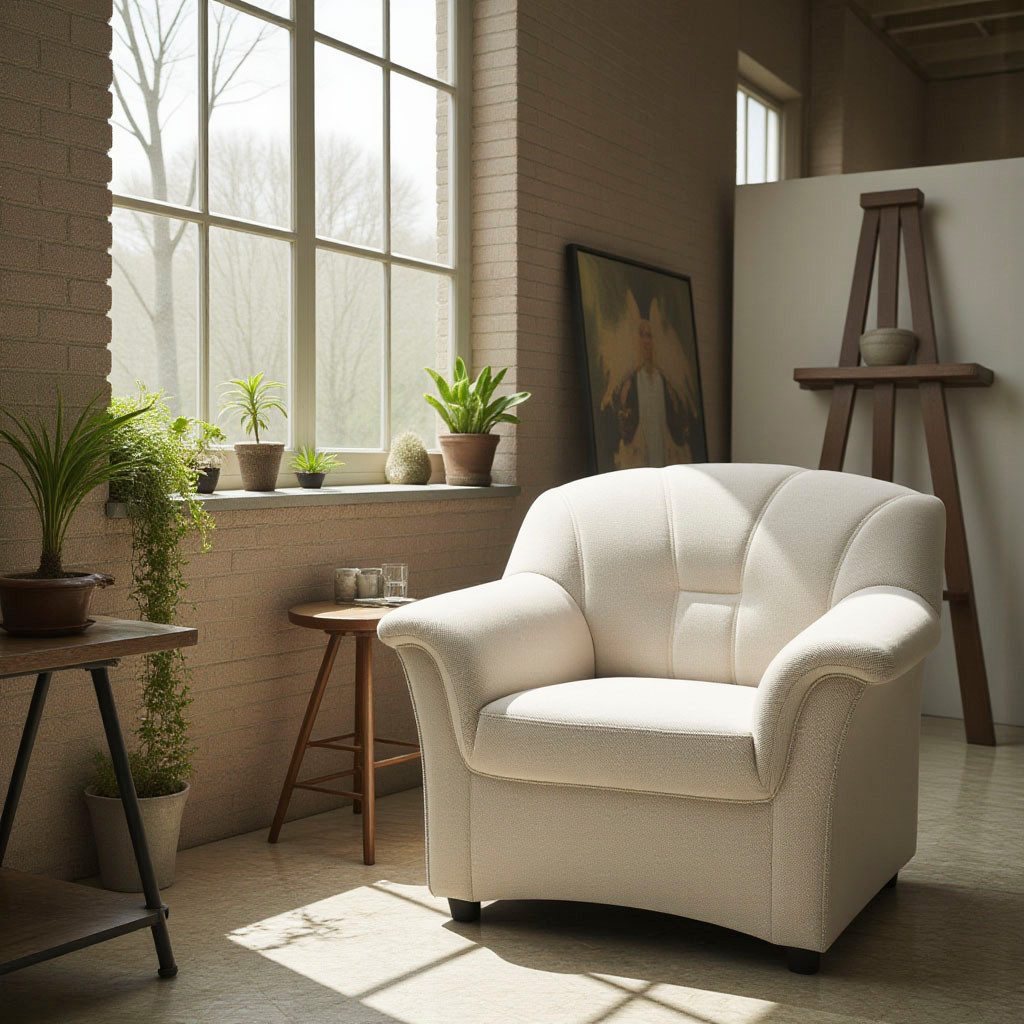 DOMO collection Fauteuil Flores naar keuze met binnenvering (niet bij microvezel primabelle®-structuur)
