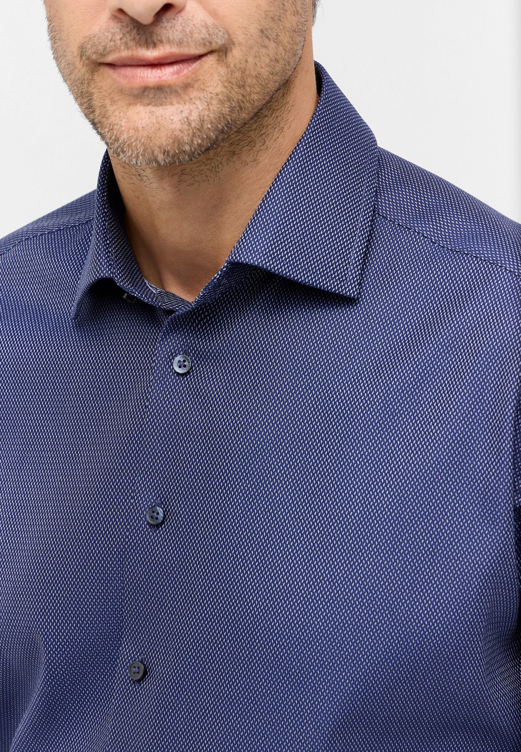 Eterna Overhemd met lange mouwen MODERN FIT NON IRON (strijkvrij)