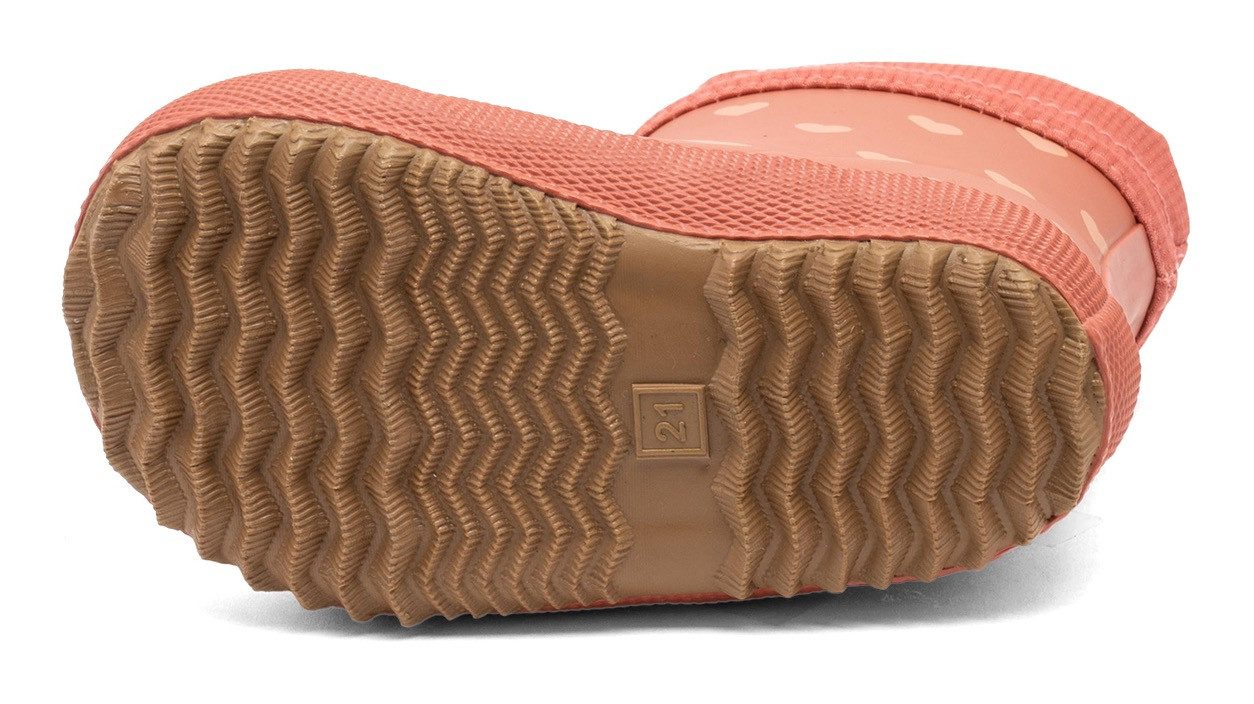 Bisgaard Regenlaarzen Baby thermo rubber Regenlaarzen met wollen voering, maatsjabloon om te downloaden