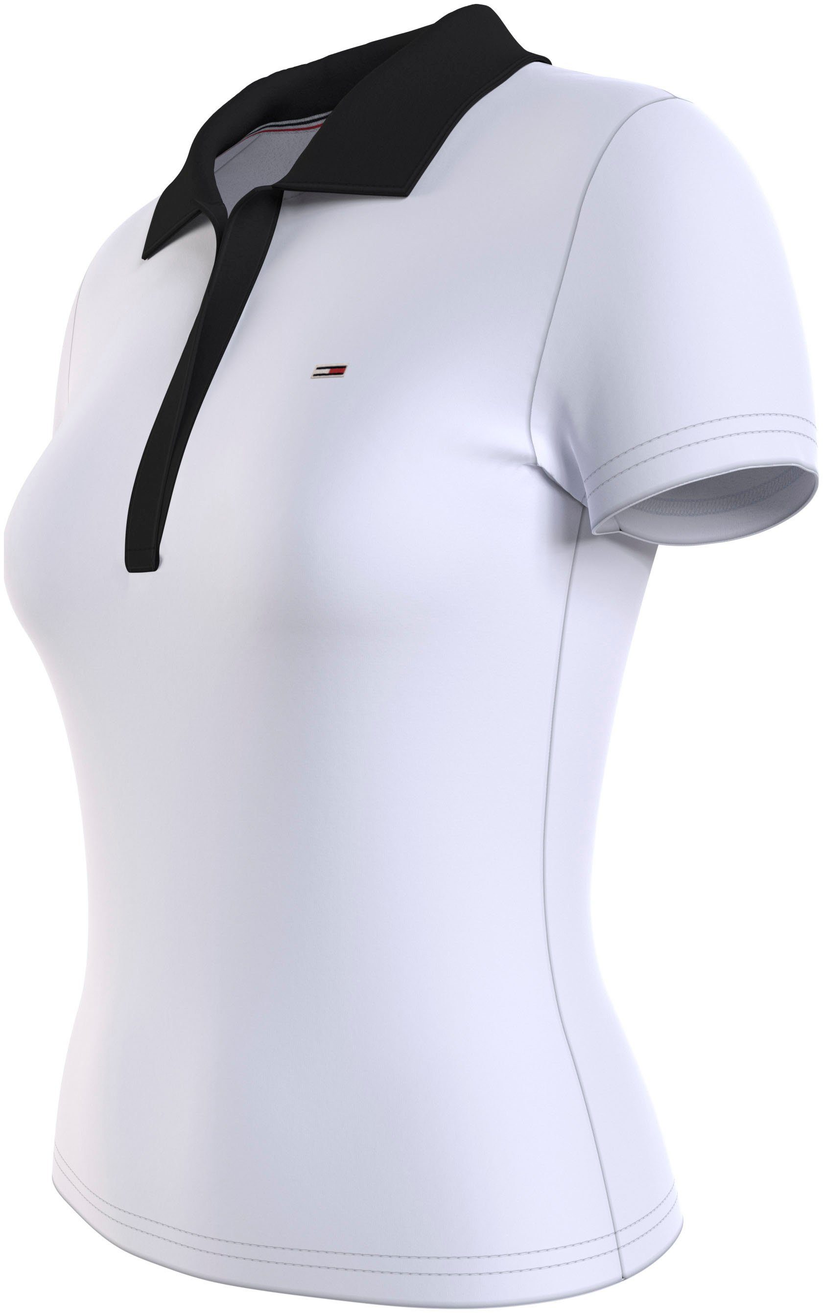 TOMMY JEANS Poloshirt TJW SLIM CONTRAST V SS POLO EXT