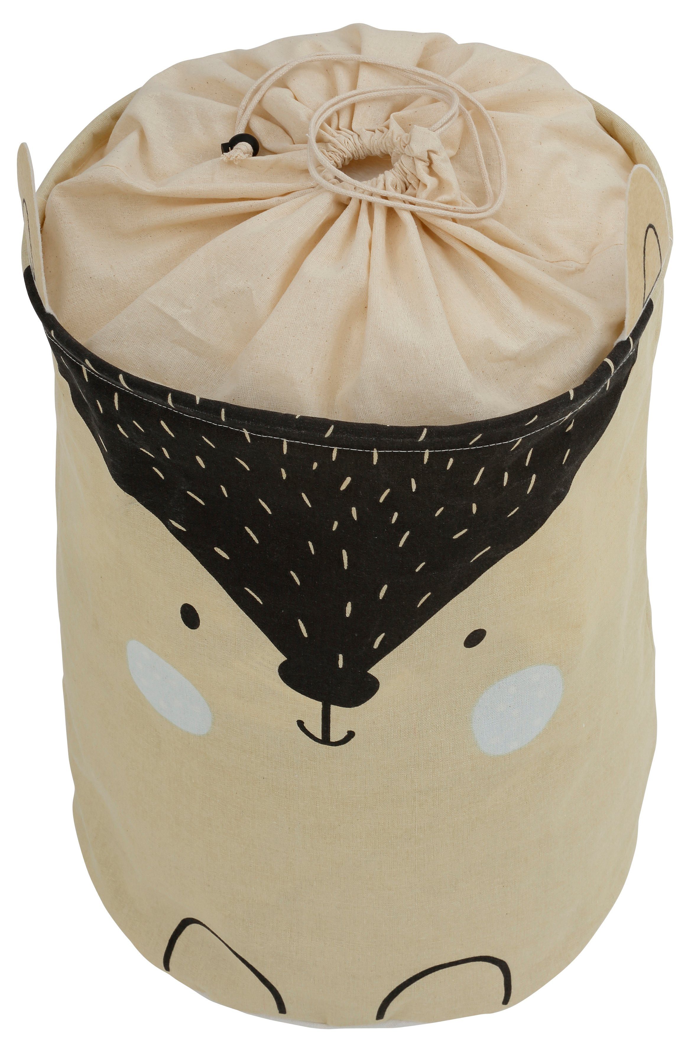 my home Waszak LOVIS met egelsmotief, hoogte ca. 50 cm (1 stuk)