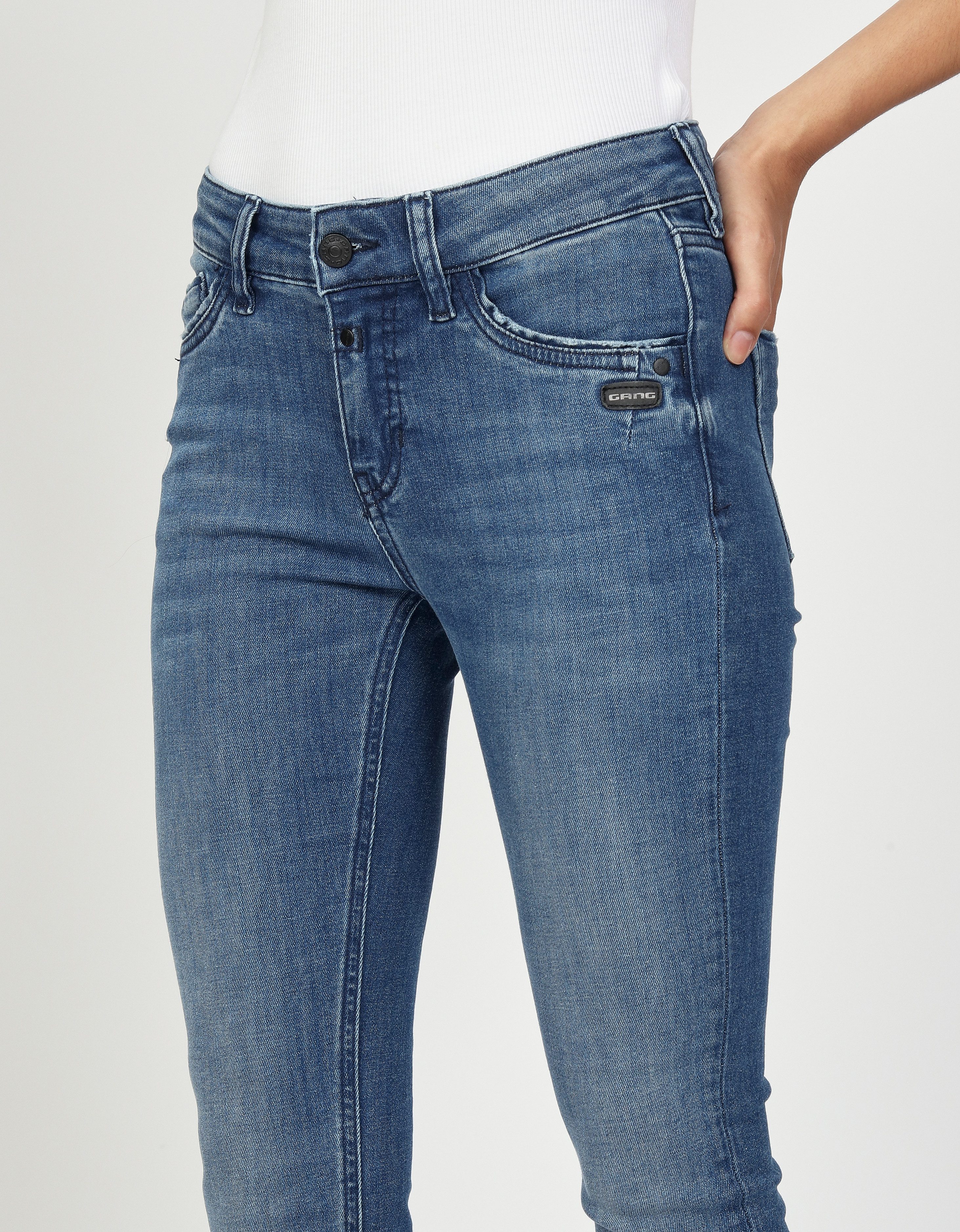 GANG Skinny fit jeans 94LAYLA comfortabele taillehoogte