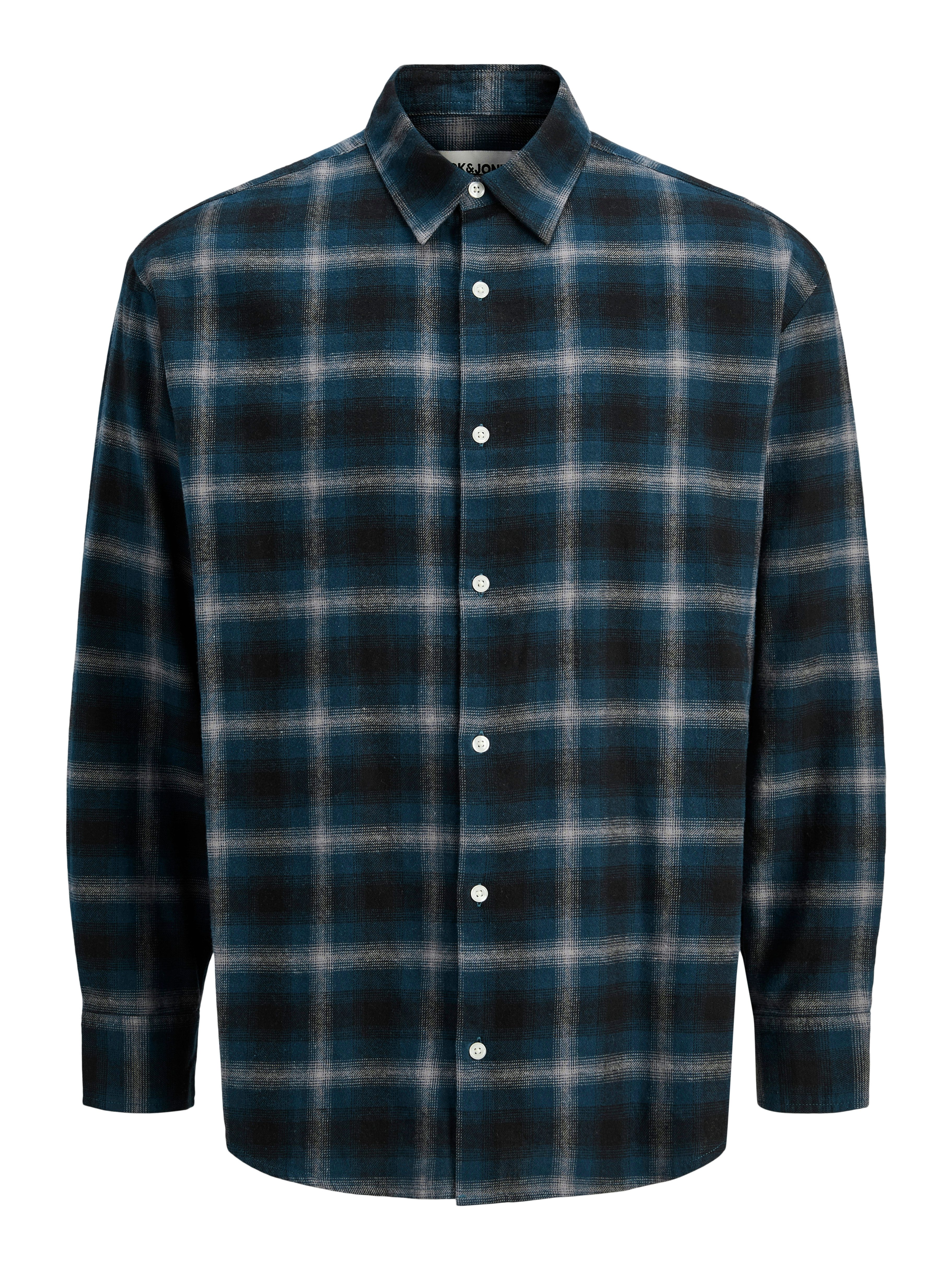 Jack & Jones Overhemd met lange mouwen JCOCOVER CHECKED FLANNEL SHIRT LS