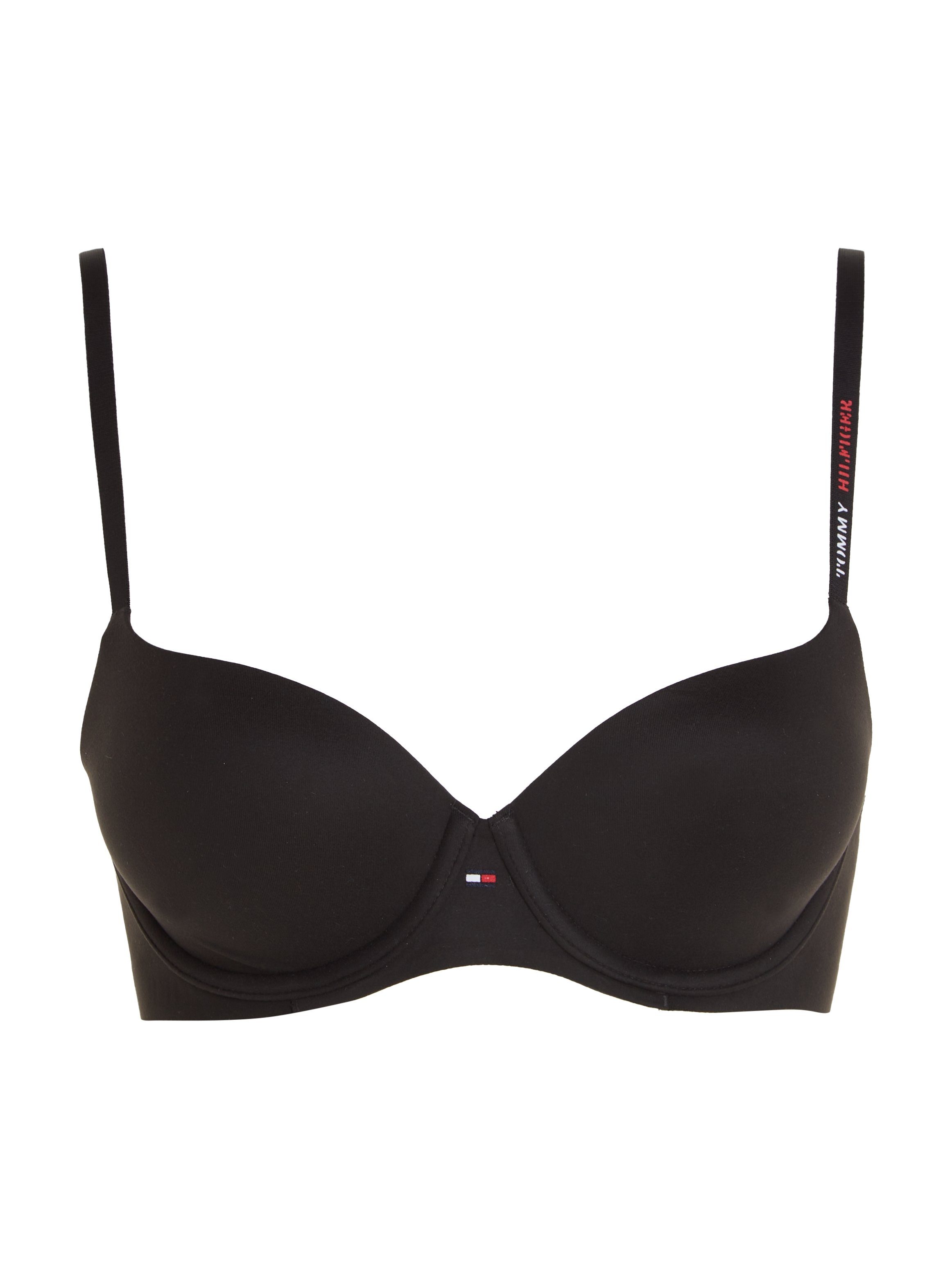Tommy Hilfiger Underwear Beugelloze-bh DEMI BRA met tommy hilfiger-logo-opschrift op de bandjes