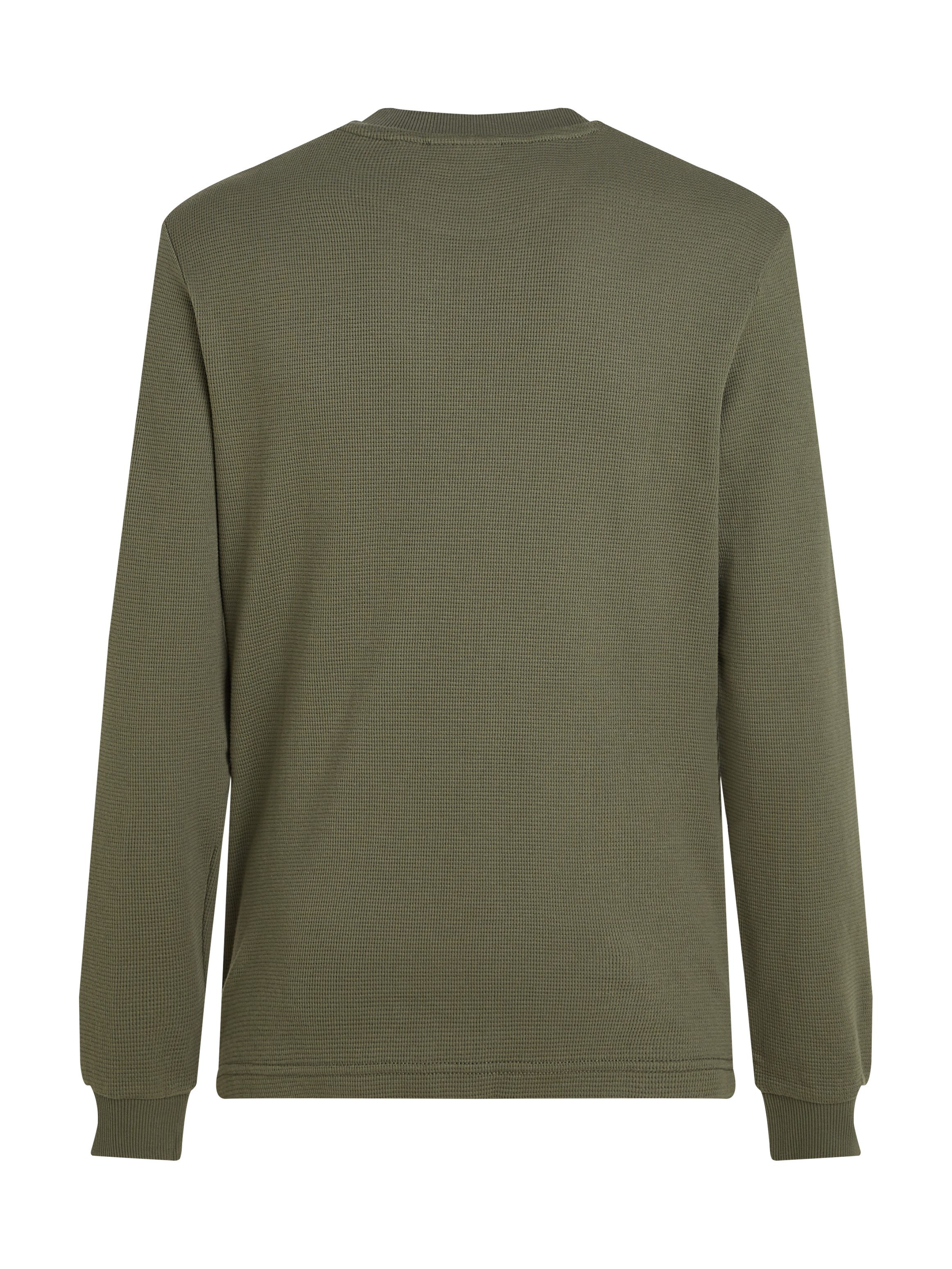 Calvin Klein Shirt met lange mouwen BADGE WAFFLE LS TEE