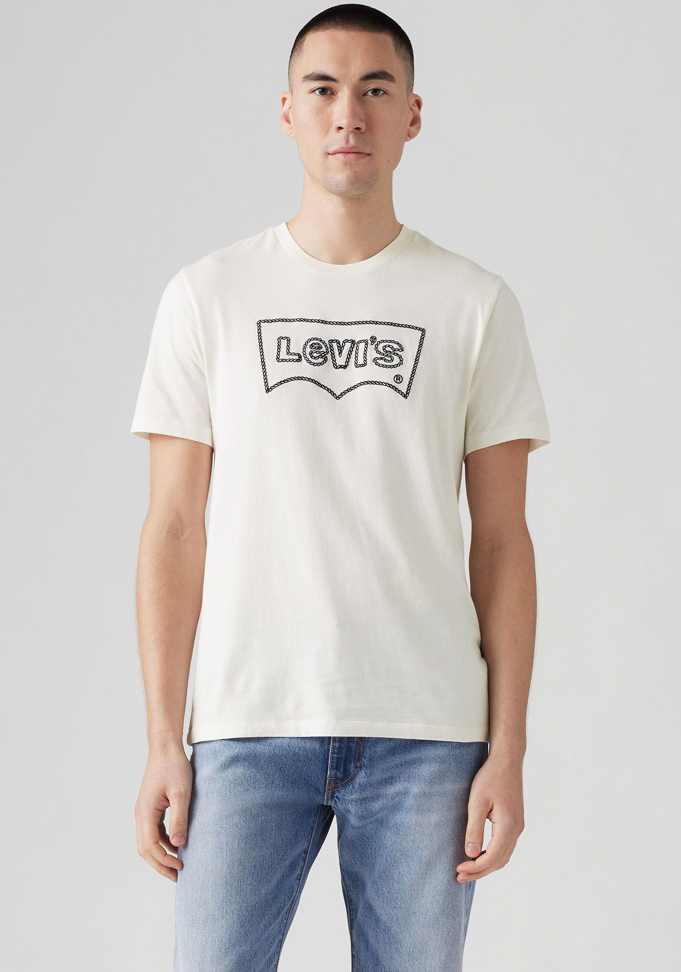 Levi's® T-shirt CREWNECK TEE met logo-frontprint