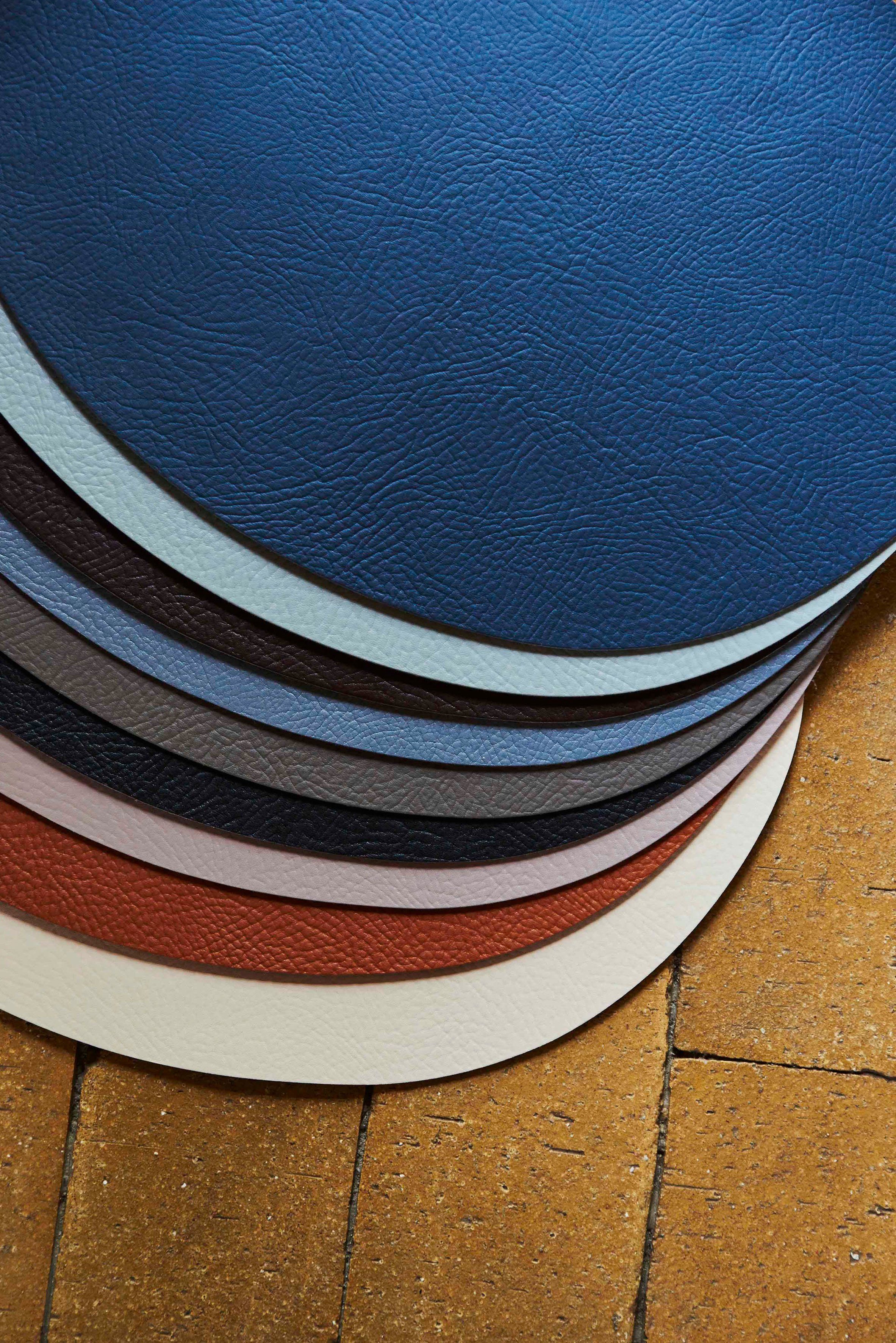 aida RAW Set placemats Buffallo 95% gerecycled leer (set, 4 stuks)