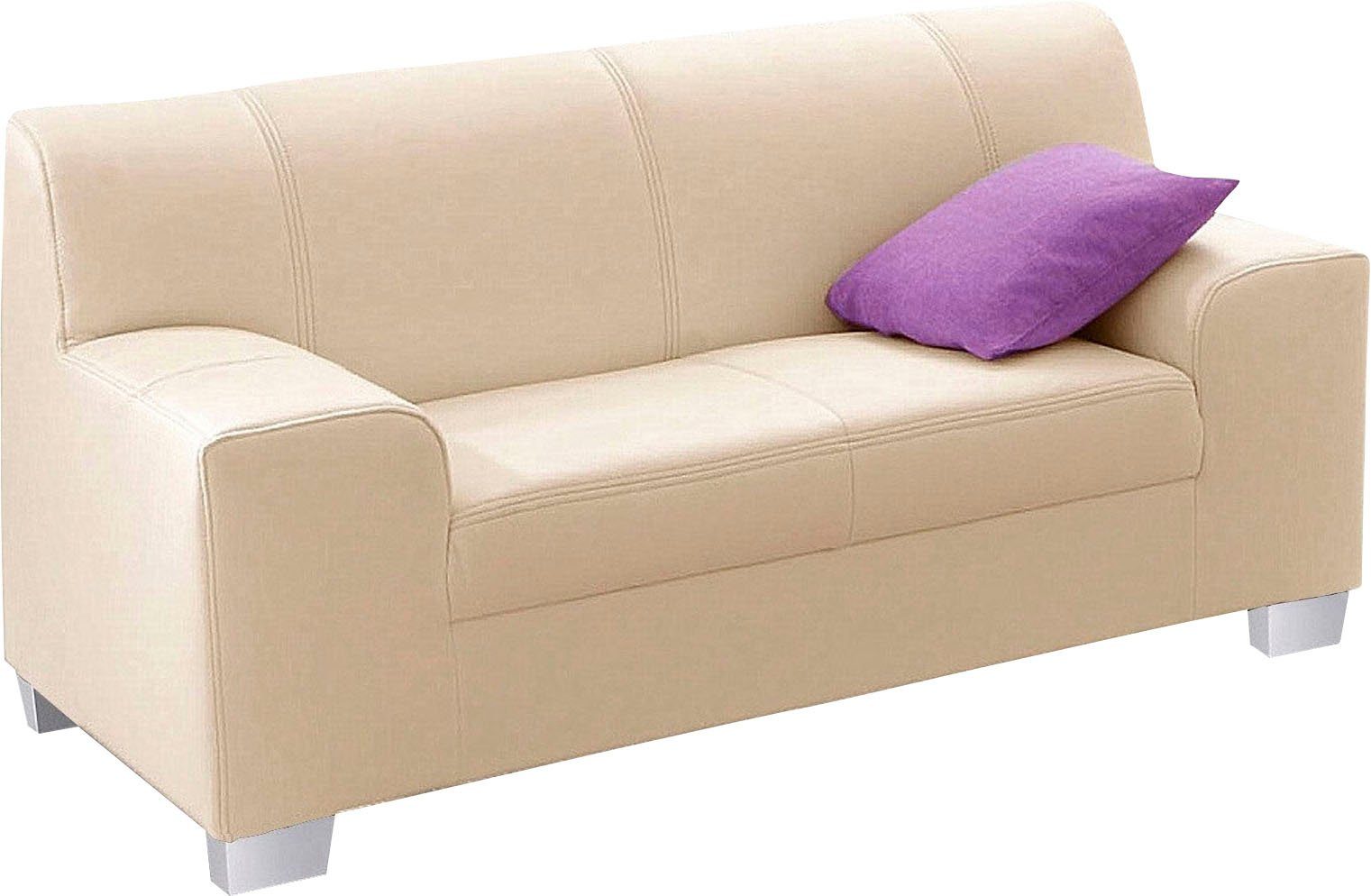DOMO collection 2-zitsbank Amando tijdloos en modern, comfortabel,
