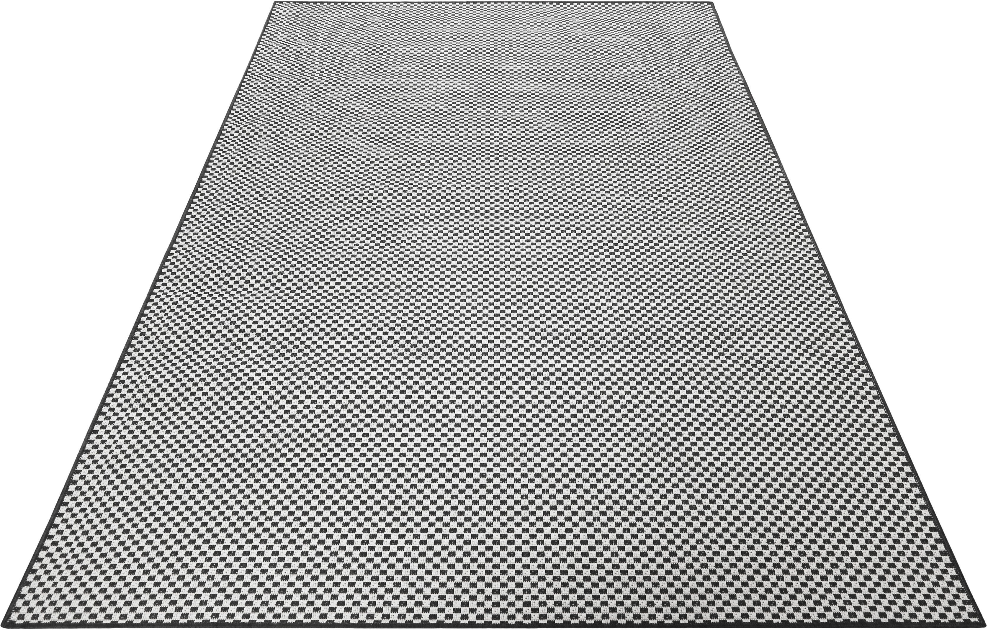 Esprit Outdoorkleed Raccoon buitenkleden maat 120 cm x 170 cm x 4 mm zwart