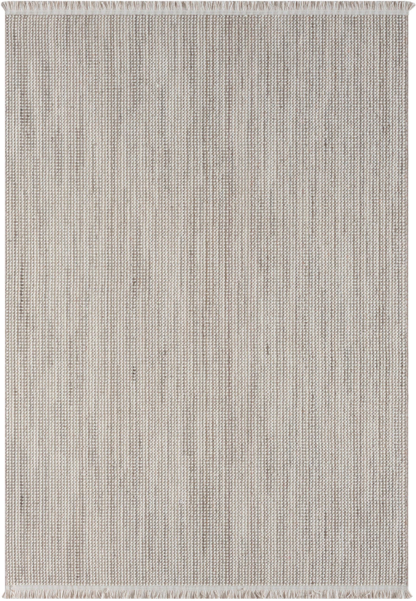 my home Vloerkleed Vals Uni-kleuren, gemêleerd, sisal-look, ook in rond verkrijgbaar, met franjes
