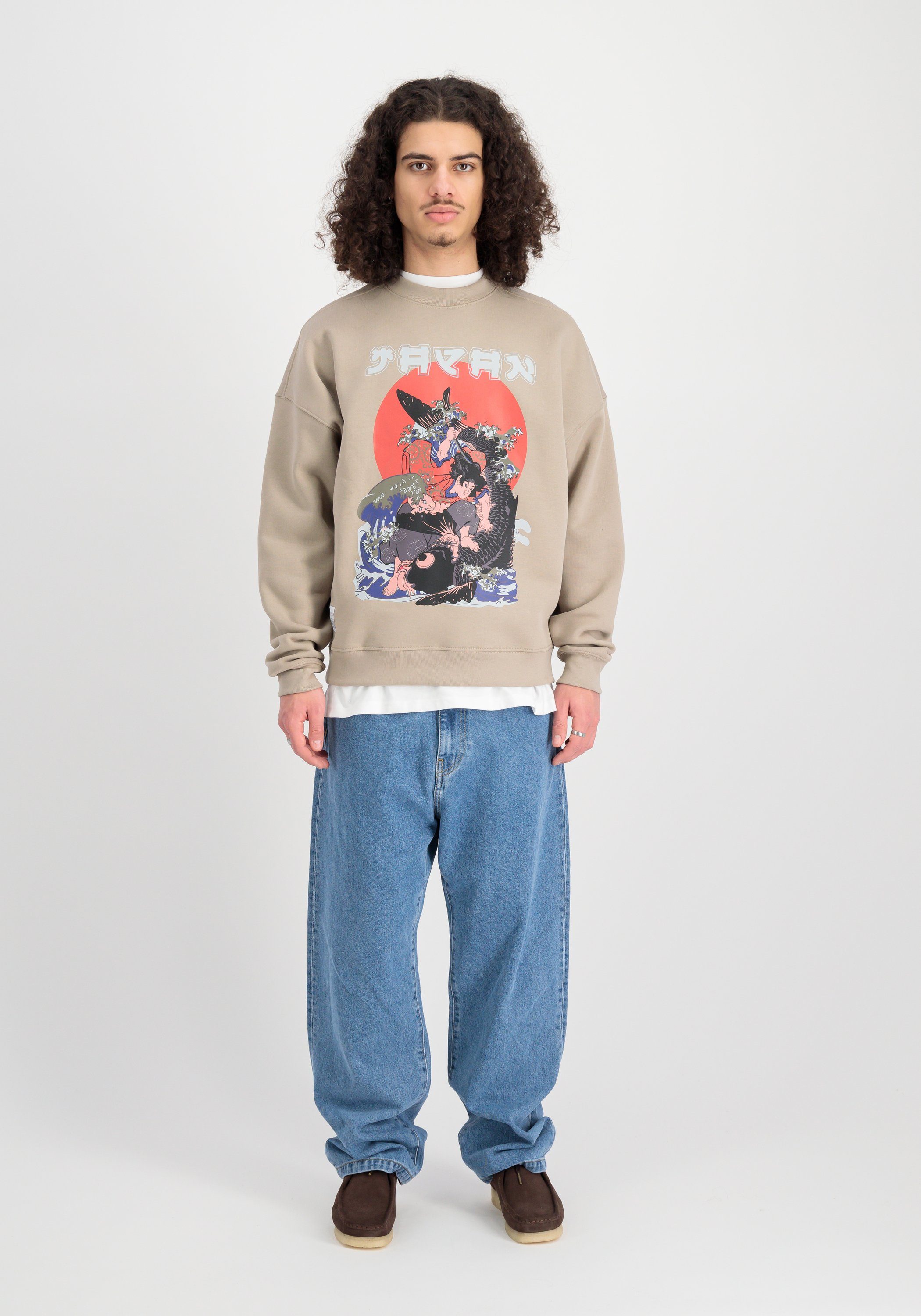 Alpha Industries Sweater ALPHA INDUSTRIES Men - Sweatshirts Japan Warrior Sweater