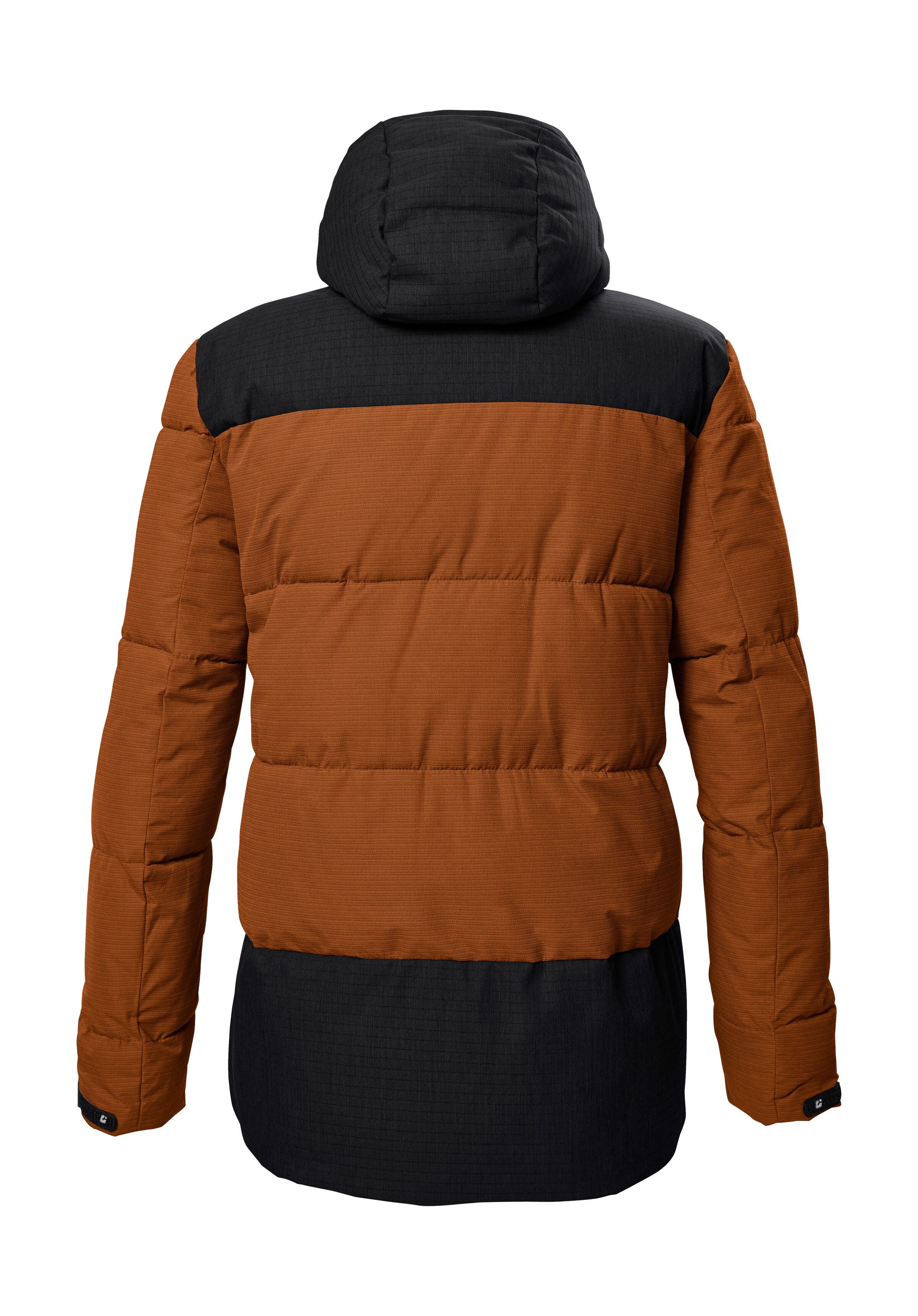 Killtec Gewatteerde jas KOW 306 MN QLTD JCKT Heren gewatteerde jas met capuchon, waterafstotend, ademend