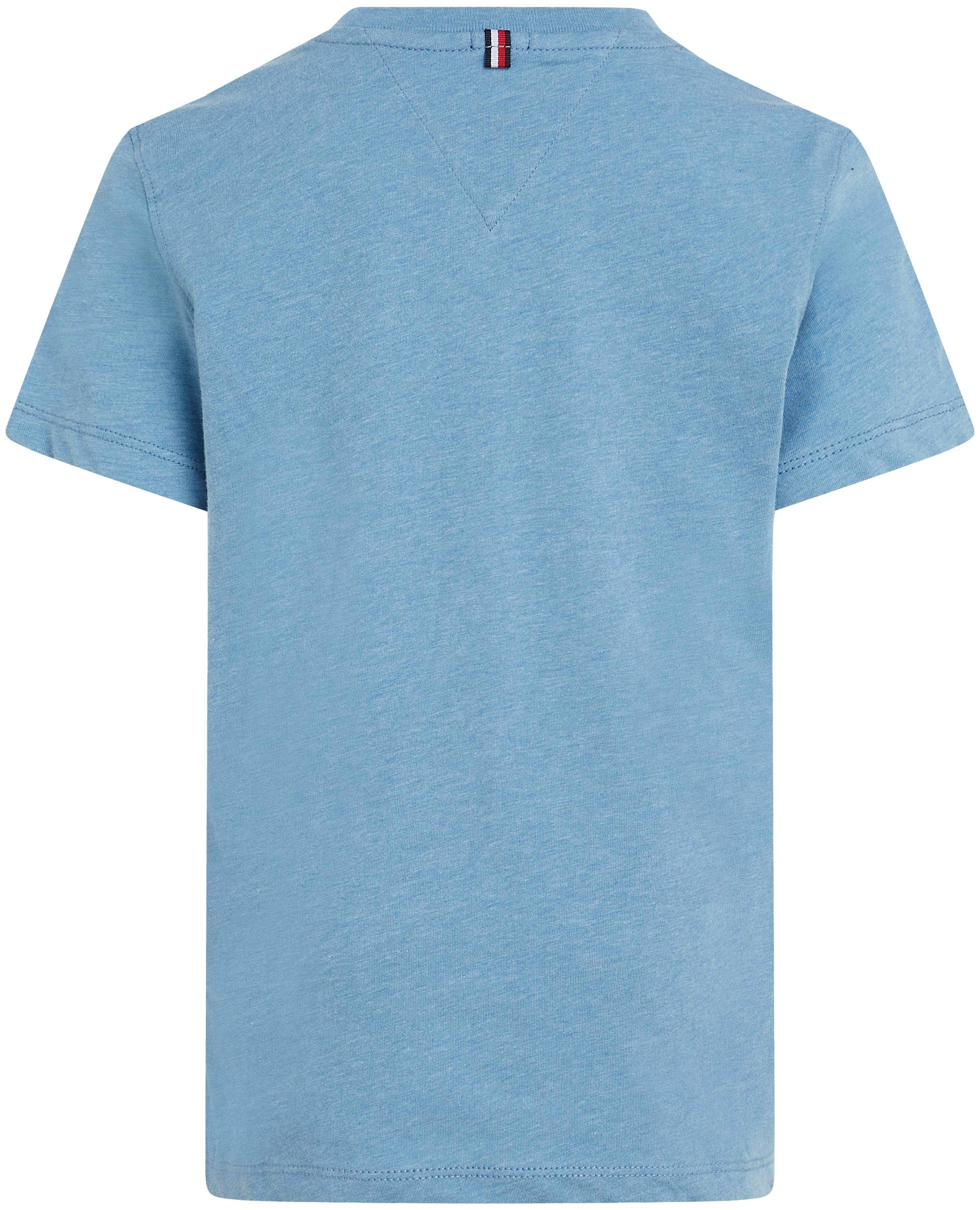 Tommy Hilfiger Shirt met ronde hals BOYS BASIC CN KNIT S/S met tommy hilfiger-merklabel
