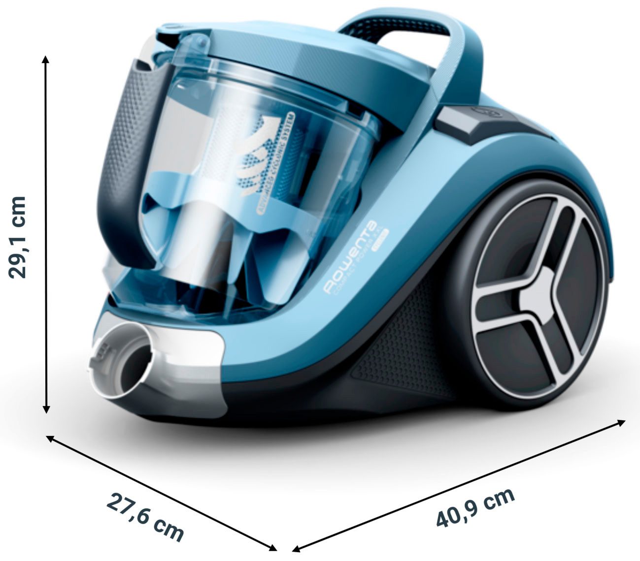 Rowenta Stofzuiger RO4B11 Compact Power XXL XXL capaciteit, 99,98% filtratie, lange kabel, RO4B11