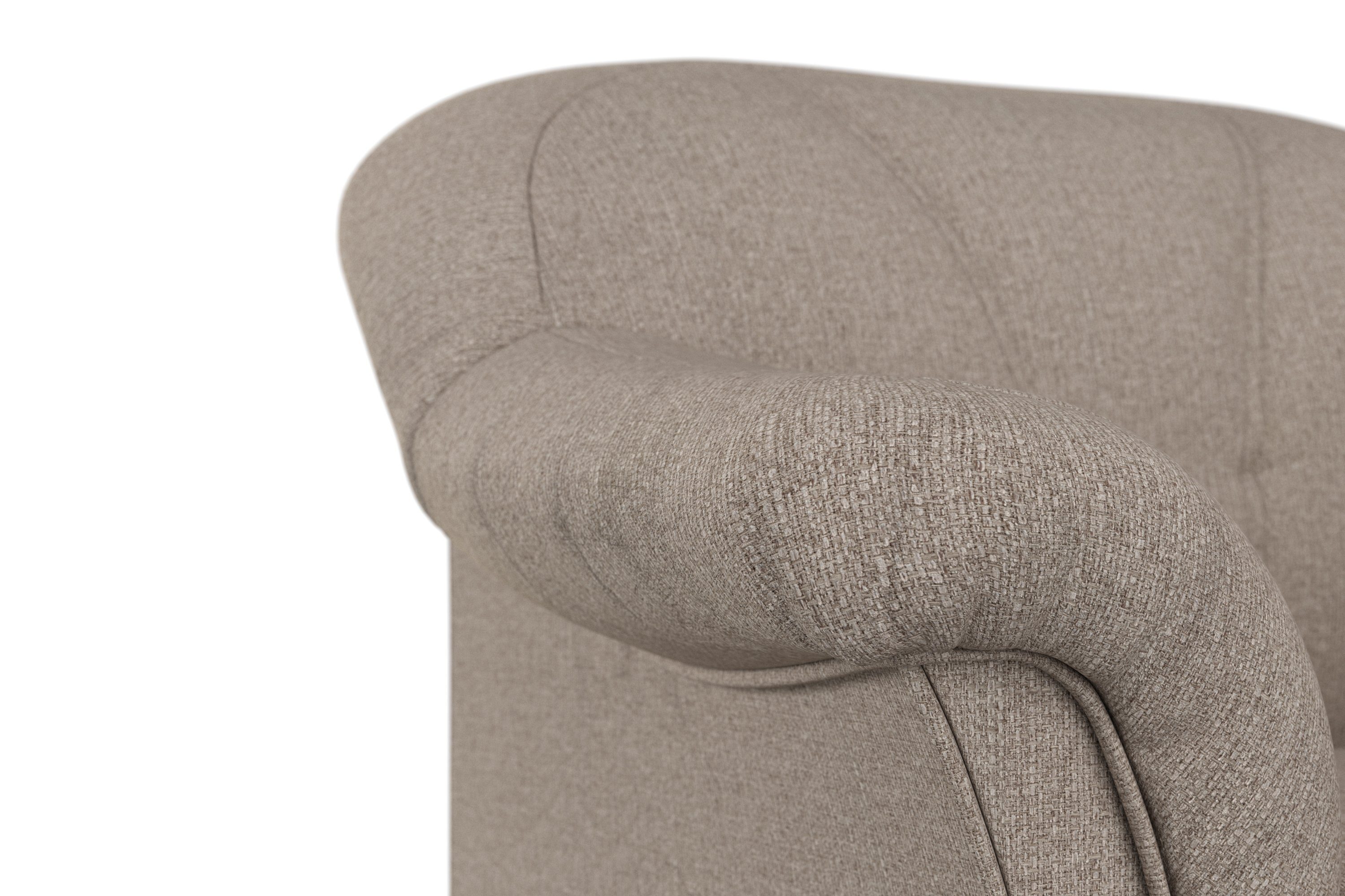 DOMO collection Fauteuil Pegnitz tijdloos, elegante armleuningen, comfortabel