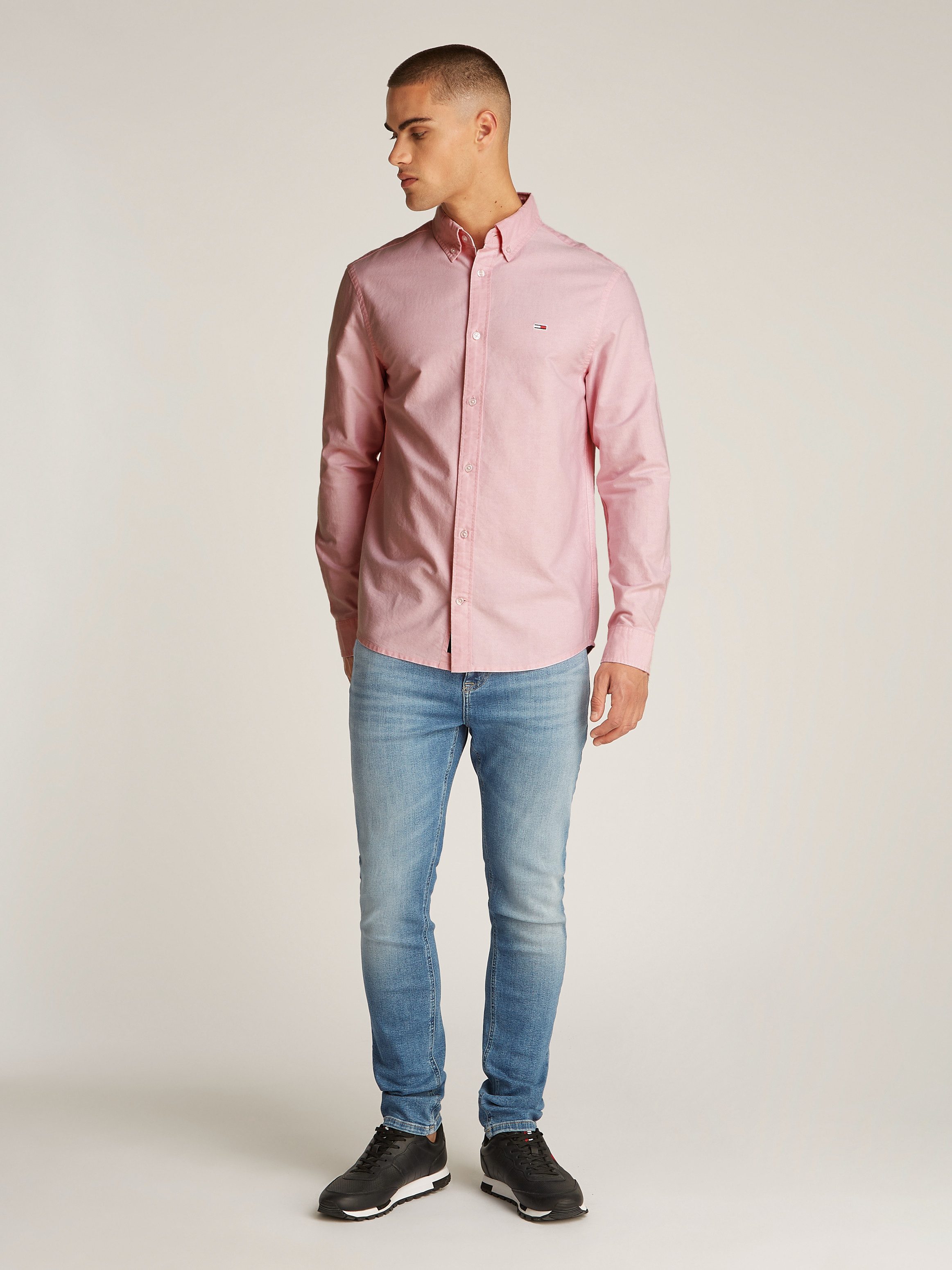 TOMMY JEANS Overhemd met lange mouwen TJM REG OXFORD SHIRT EXT