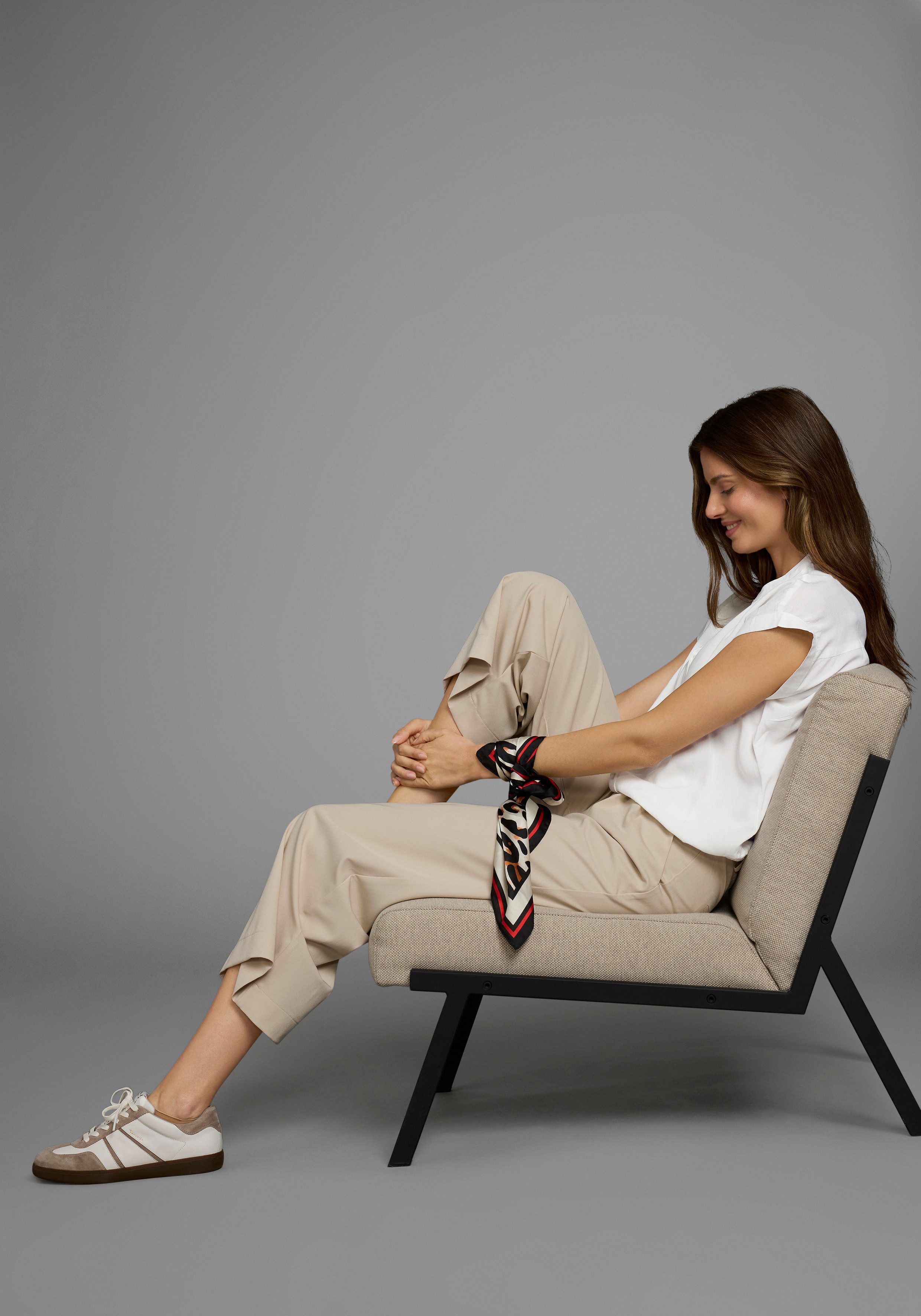 Boysen's Overhemdblouse in oversized stijl met ballonzoom