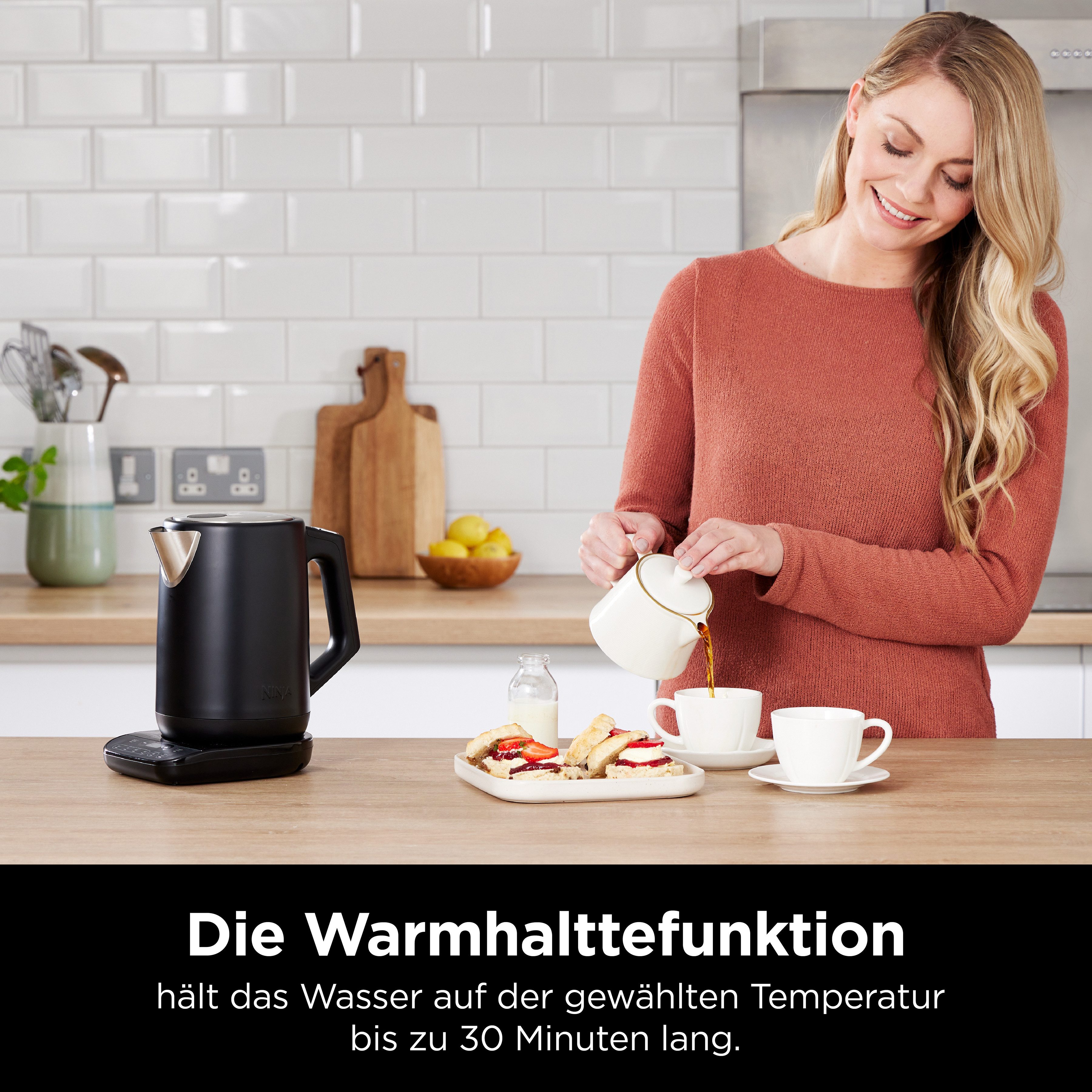 NINJA Waterkoker KT200EU, 1,7 l, 40-100 °c, zwart