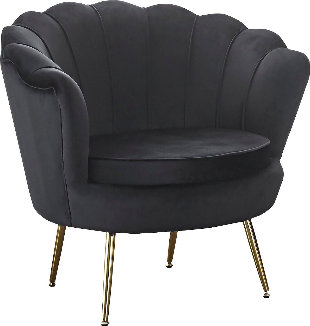 SalesFever Loungestoel Clam opvallend schelpdesign