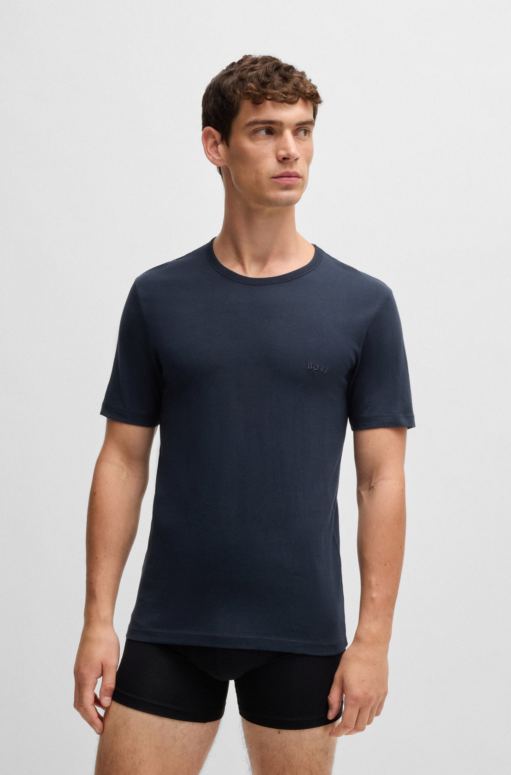 BOSS T-shirt Ronde hals BOSS ONE x David Beckham (3-delig, Set van 3)