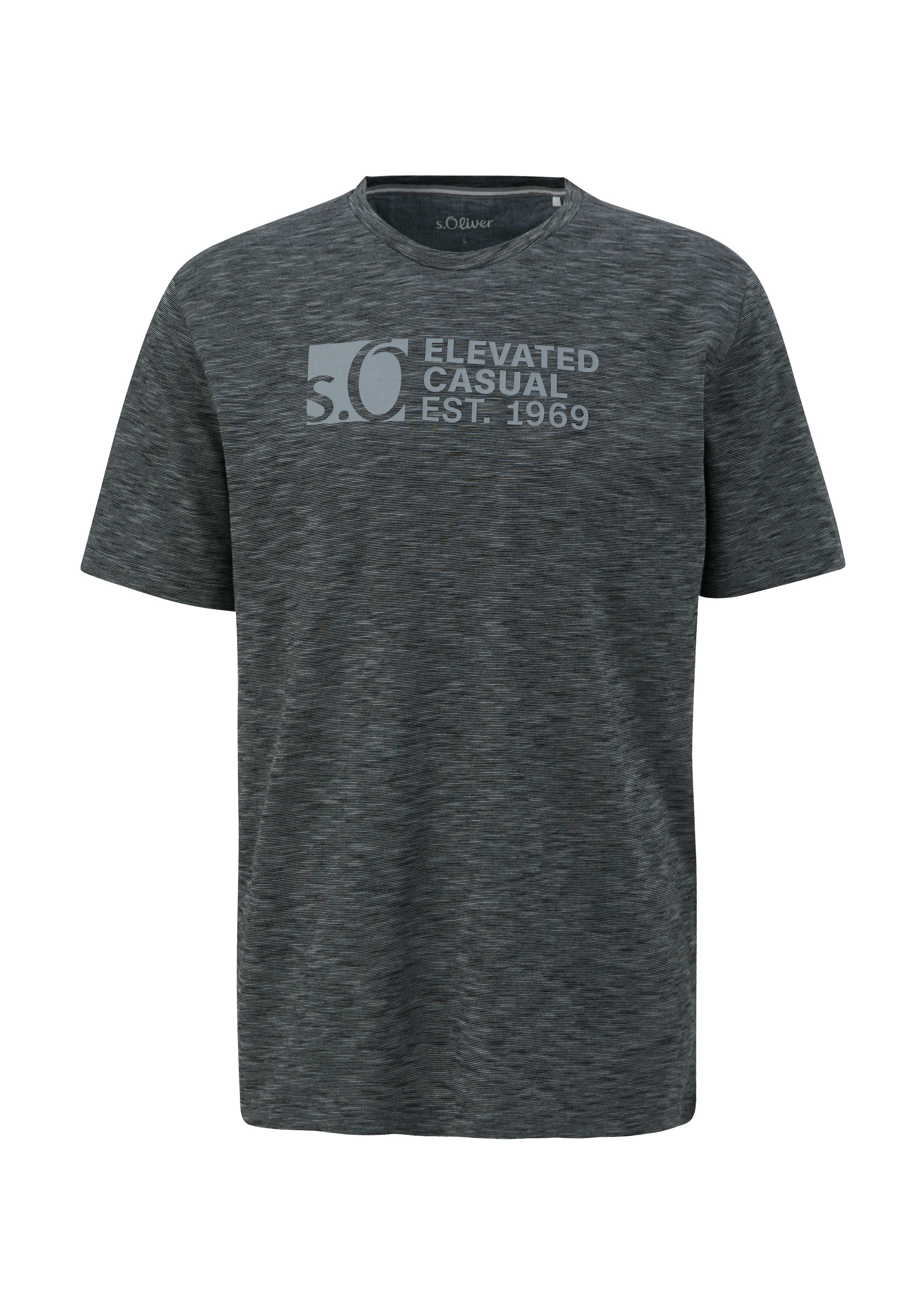 s.Oliver T-shirt met labelprint