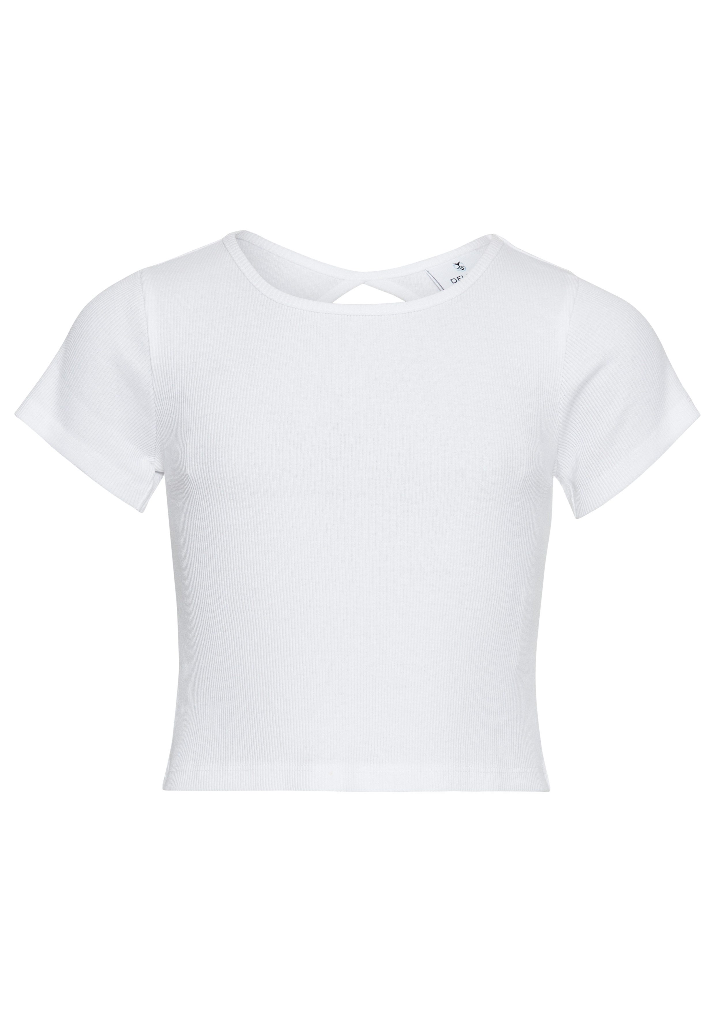DELMAO T-shirt Shirt met rugcut-out met cut-out in de achterkant