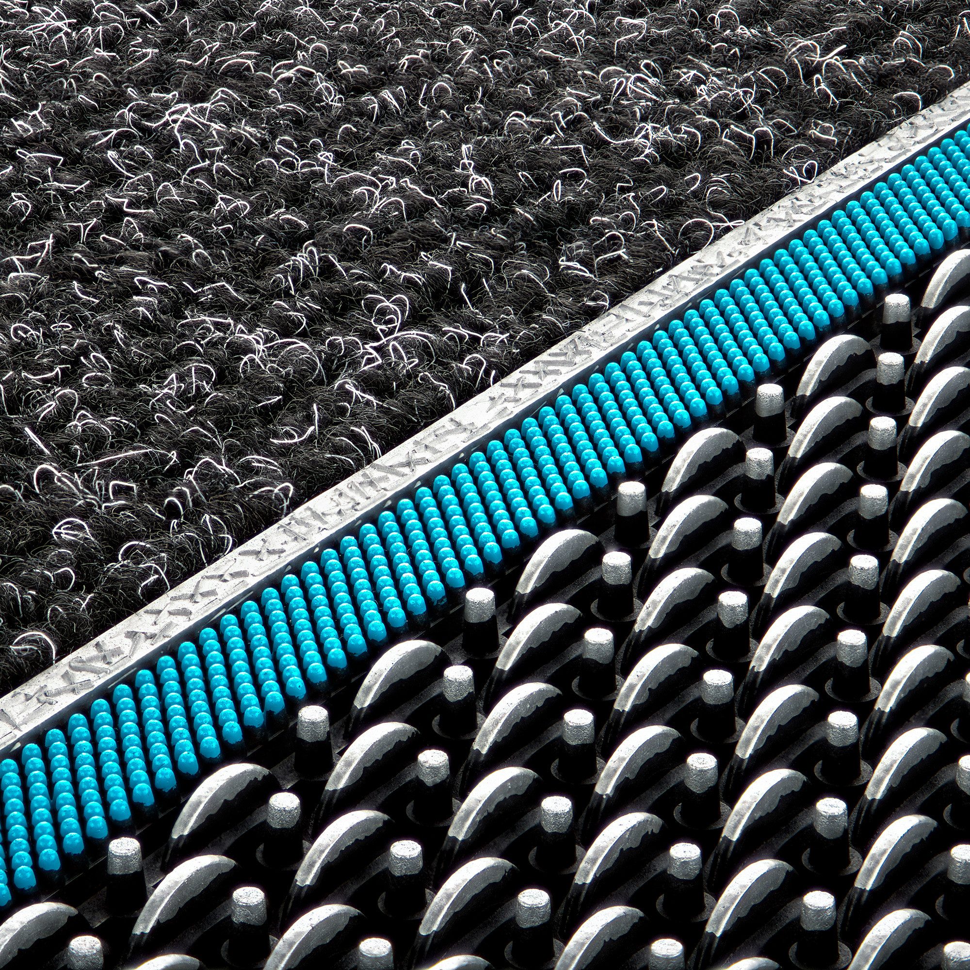 Home2Fashion Mat Clean Colorado RU Vuilafstotende mat, met tekst, robuust, geschikt voor binnen en buiten