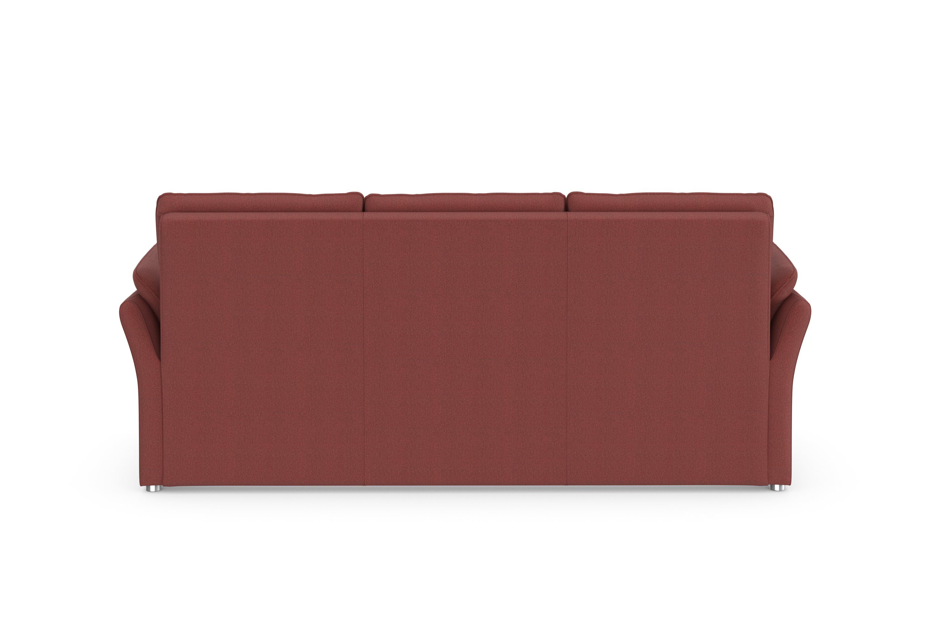 DOMO collection 3-zitsbank Pina tijdloos en elegant, smalle armleuningen, compacte afmetingen