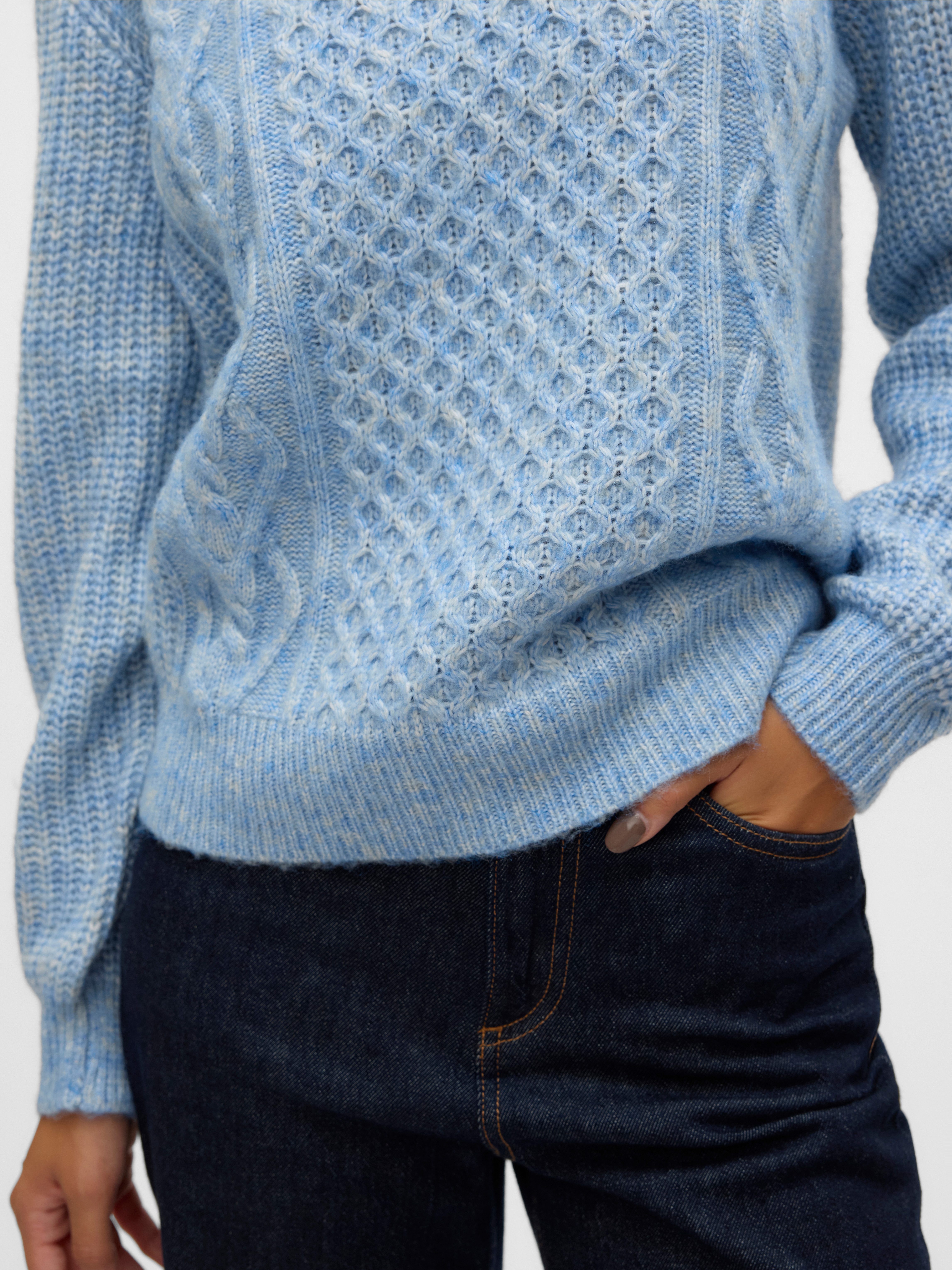 Vero Moda Trui met staande kraag VMUNIVERSE LS HIGHNECK PULLOVER GA BF